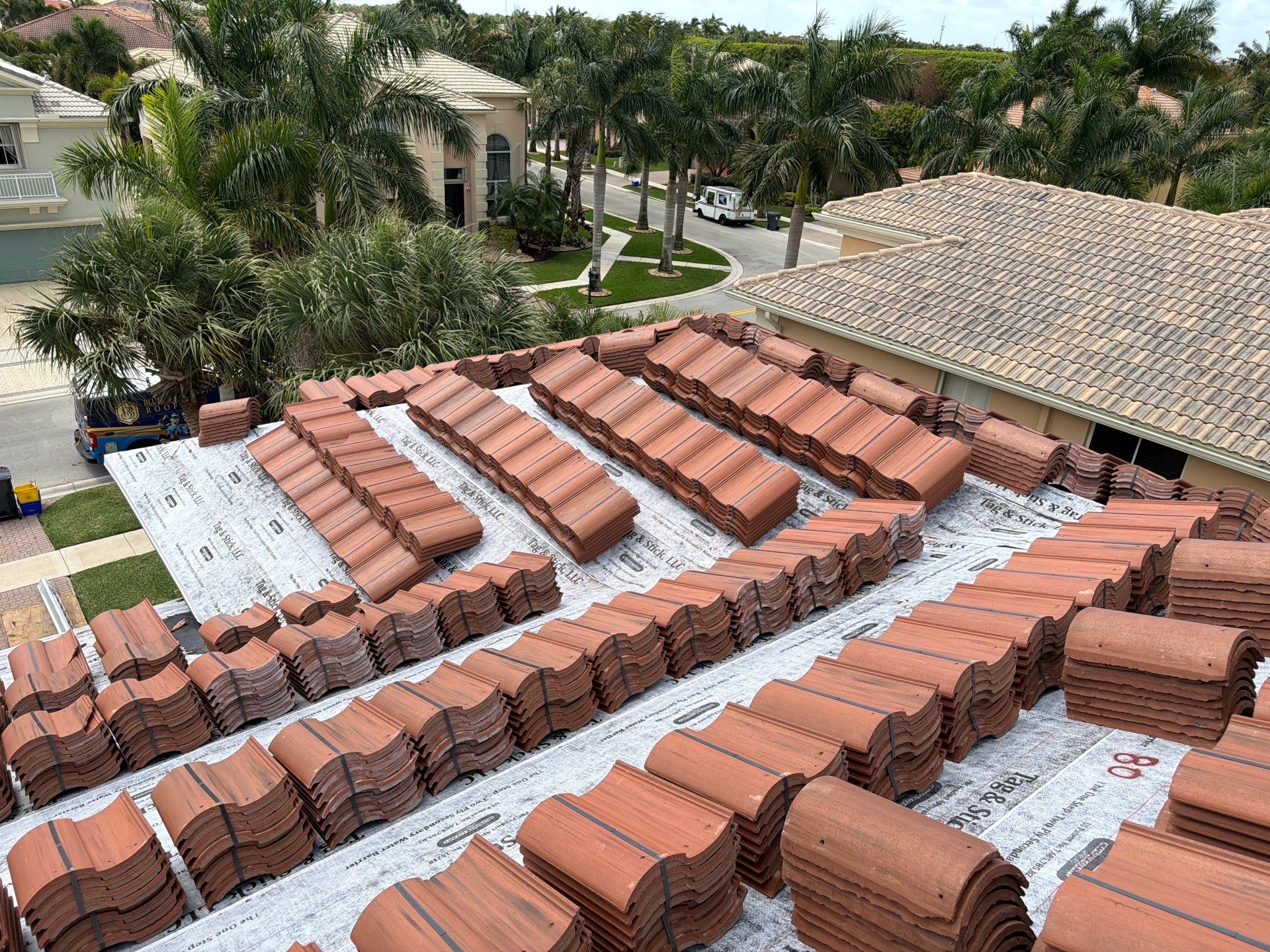 Residential Roofing Installation using Westlake Roofing Tile by BLUES BROTHERS ROOFING