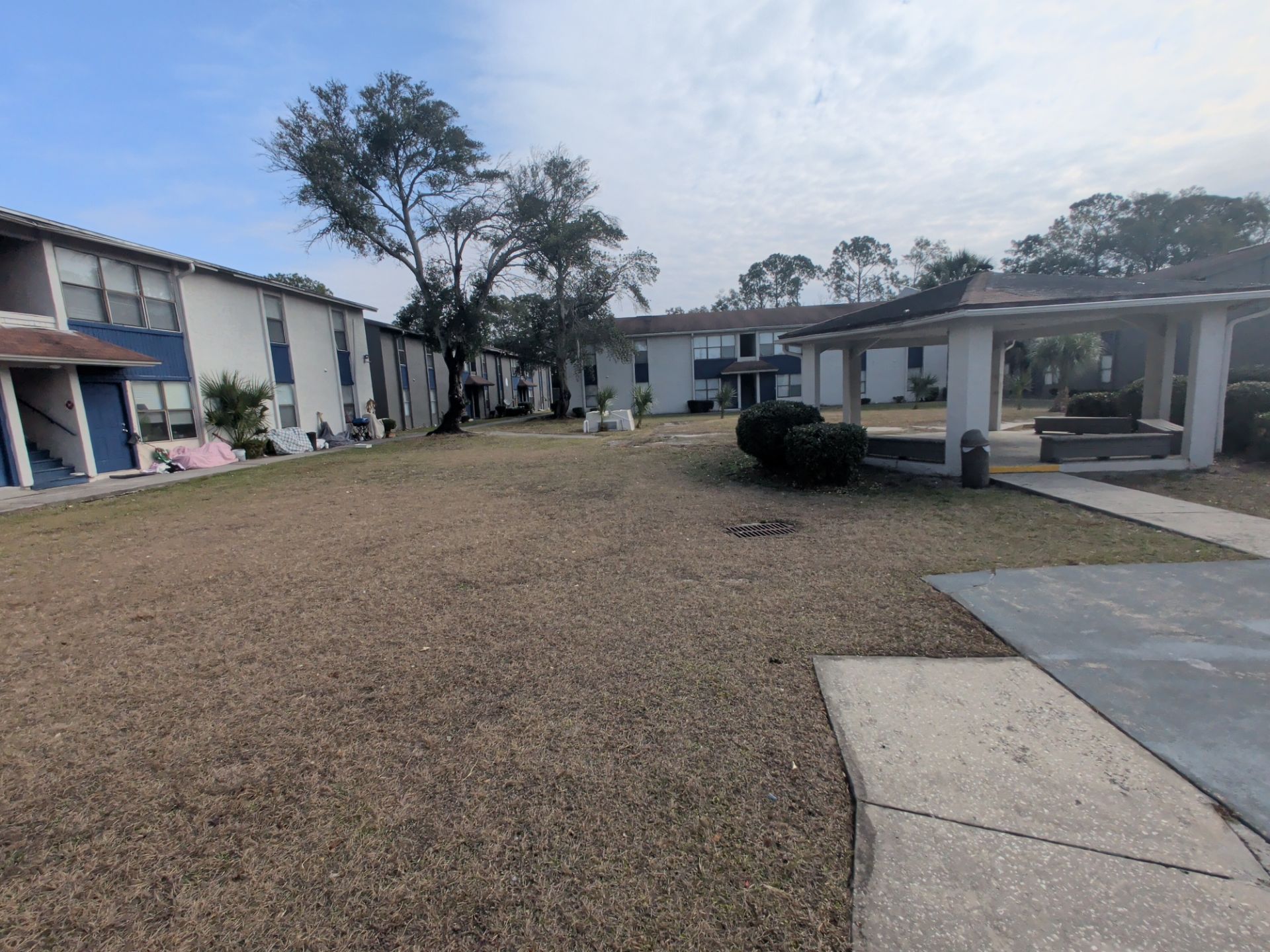 Commercial Landscape Cleanup & Weekly Maintenance — Grassy Pond Apartments by Harmoni Home Services