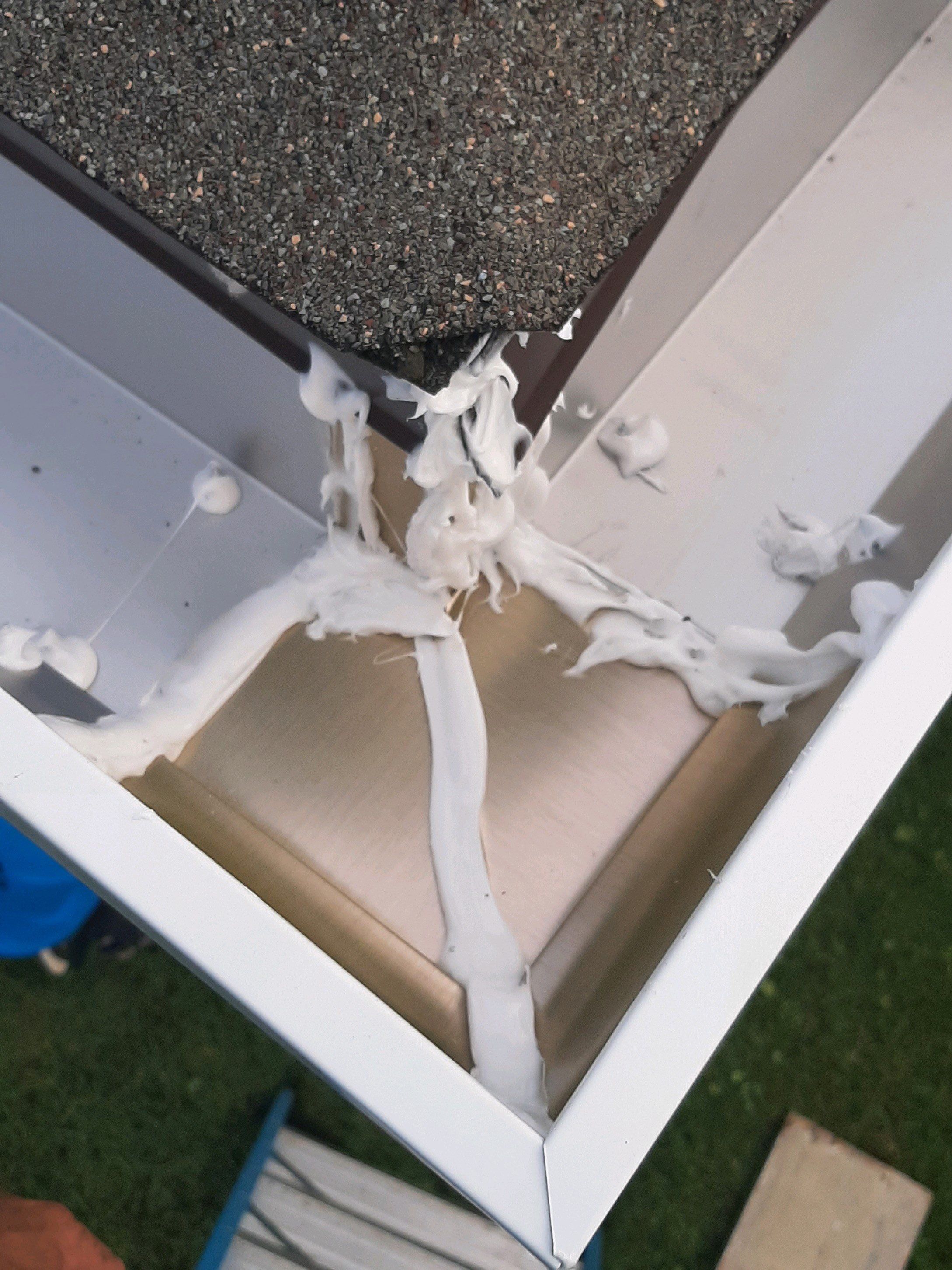 Seamless Gutter Installation using White K-Style Gutters by Gutter Professors