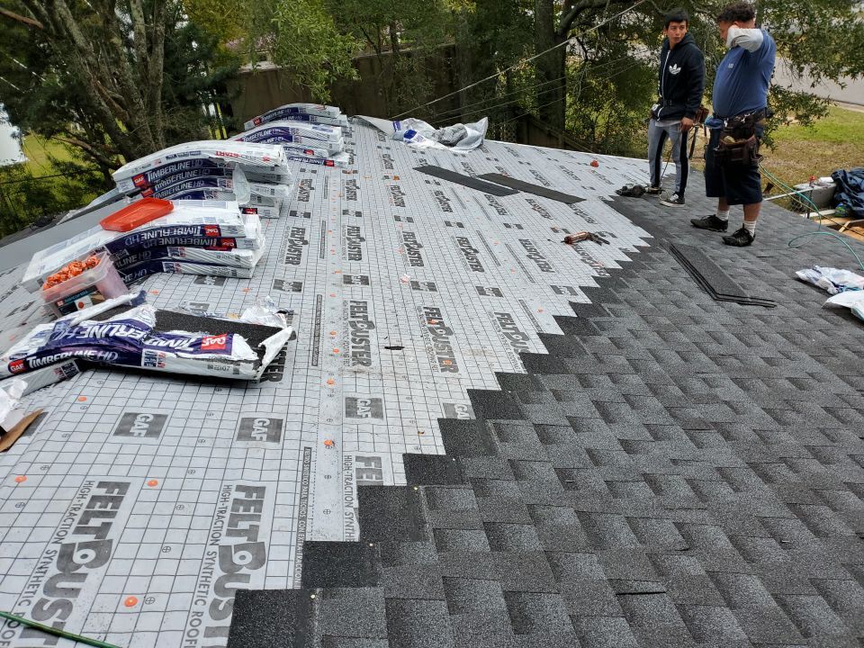 Residential Roofing Installation using Roof Replacement by American Roofing & Construction LLC