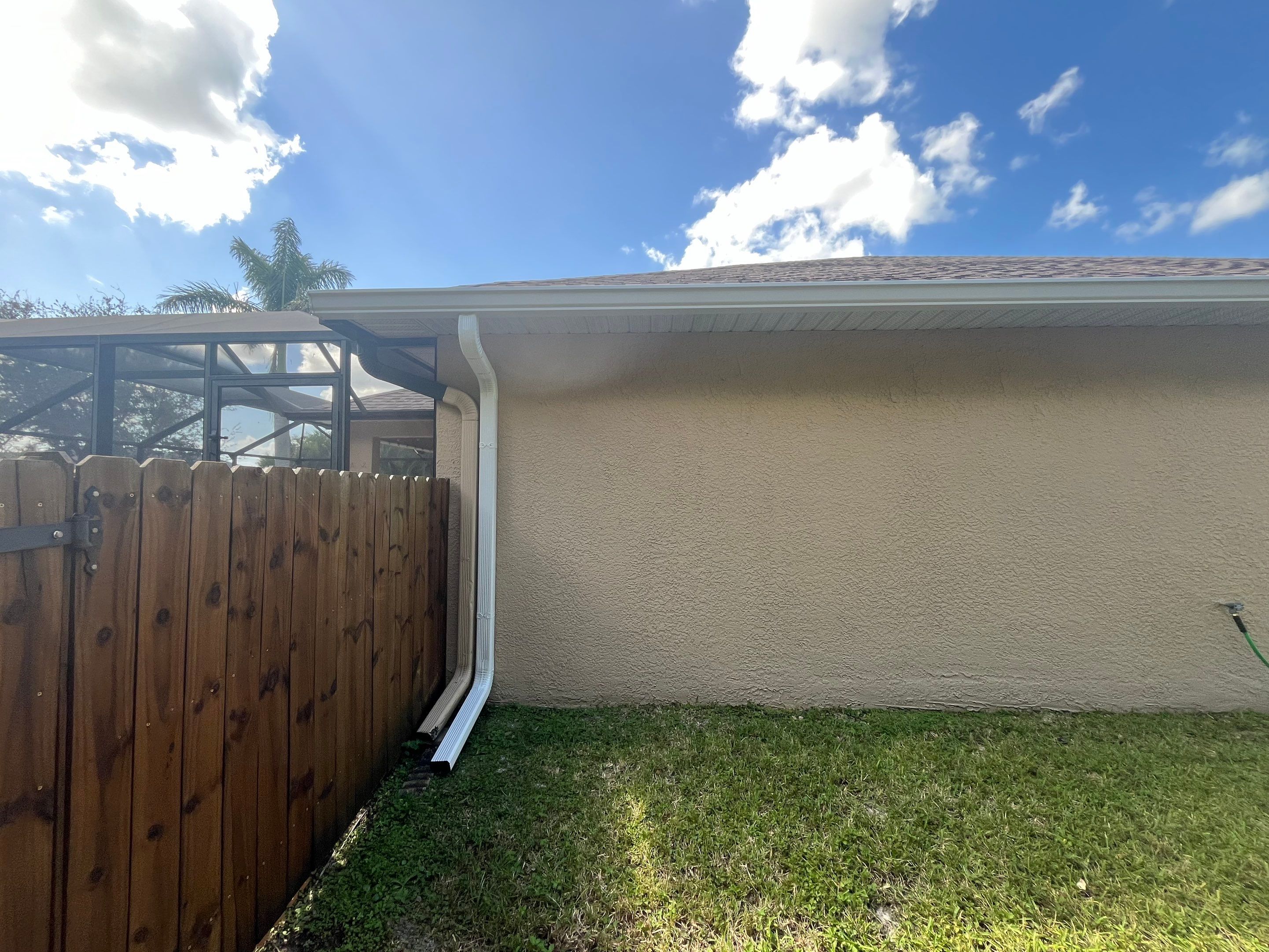 Downspout Extensions for Cape Coral Homes  by Gutter Professors