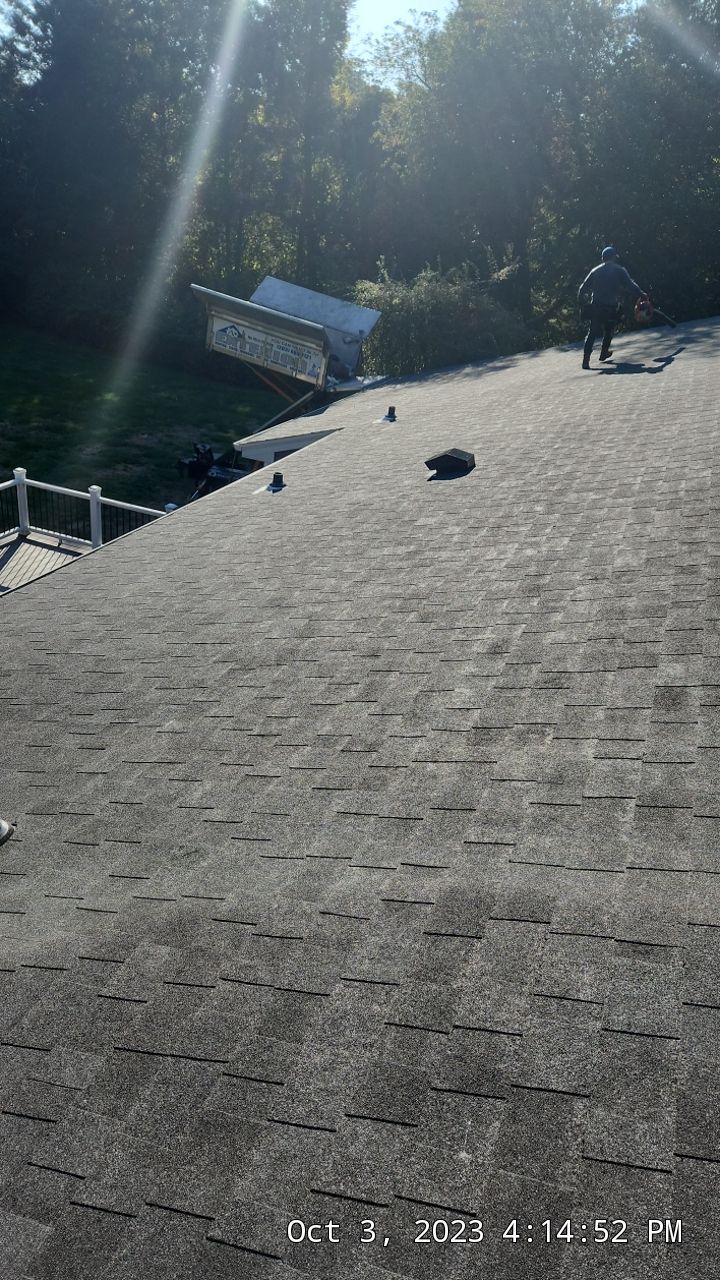 Residential Roofing Installation using Owens Corning Duration Onyx Black by A Plus Exterior
