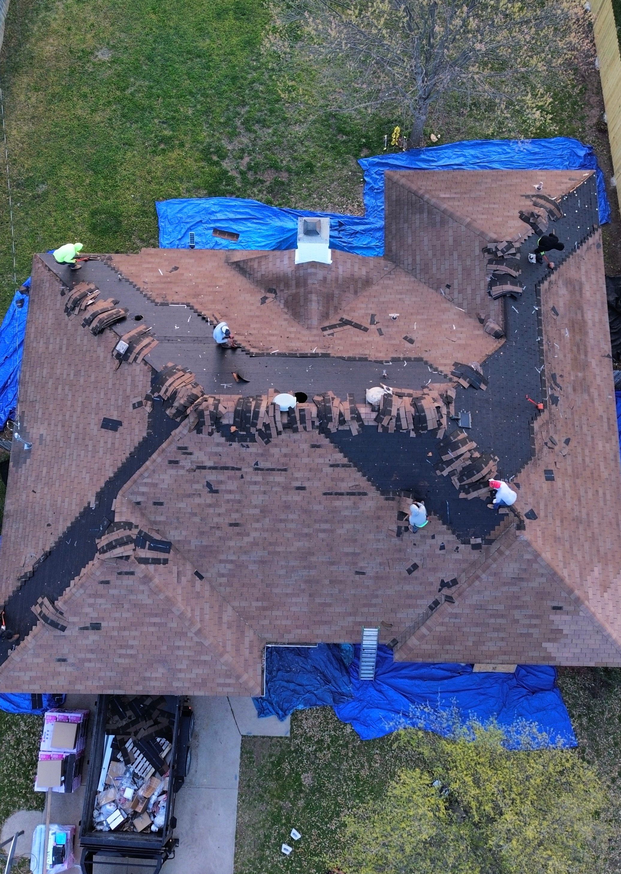 Black Roof Replacement by OTNT ROOFING by OTNT ROOFING