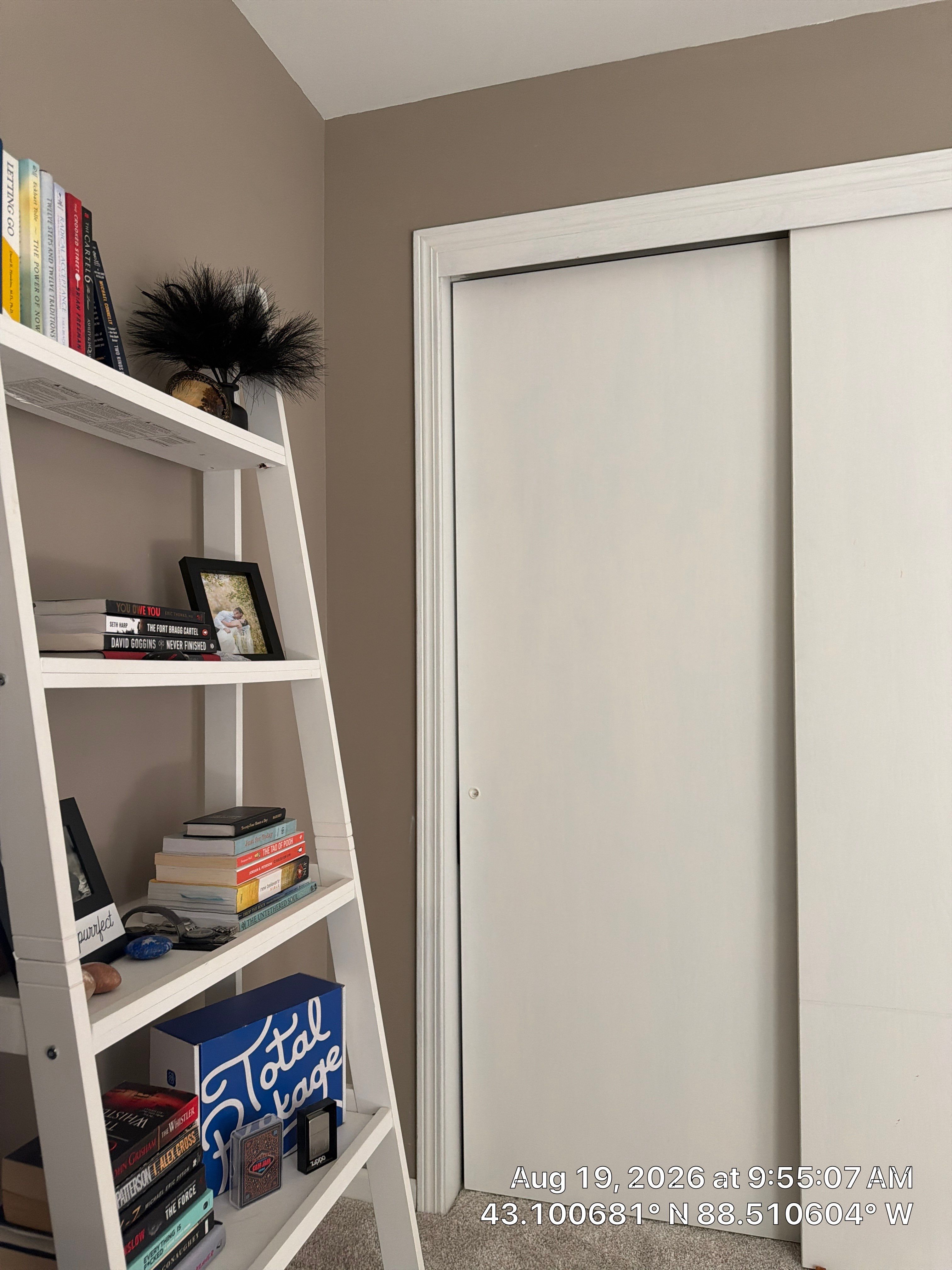 Custom Interior Closet Door Installation in Oconomowoc Home by CompanyCam Sales Demo