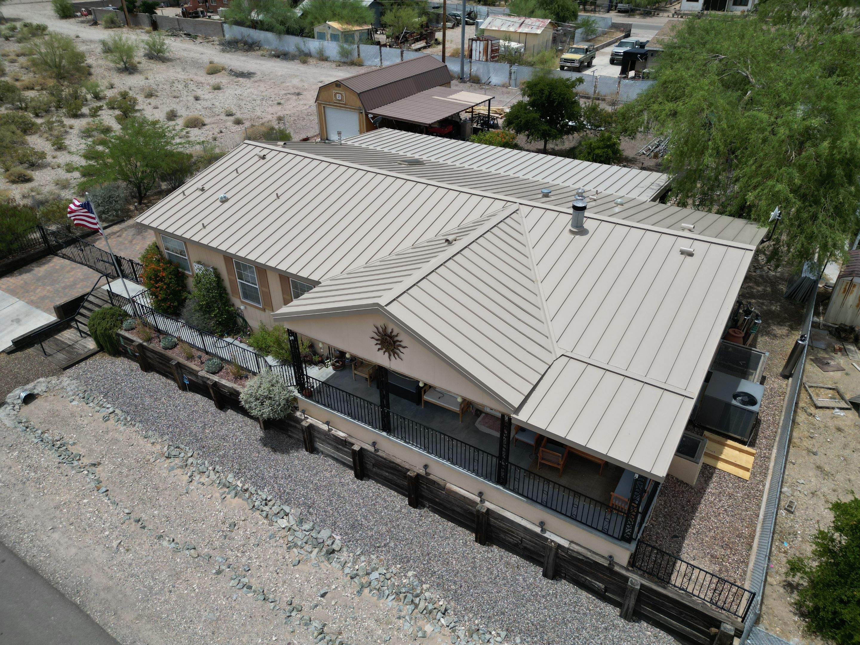 Champagne Standing Seam by Reimagine Roofing