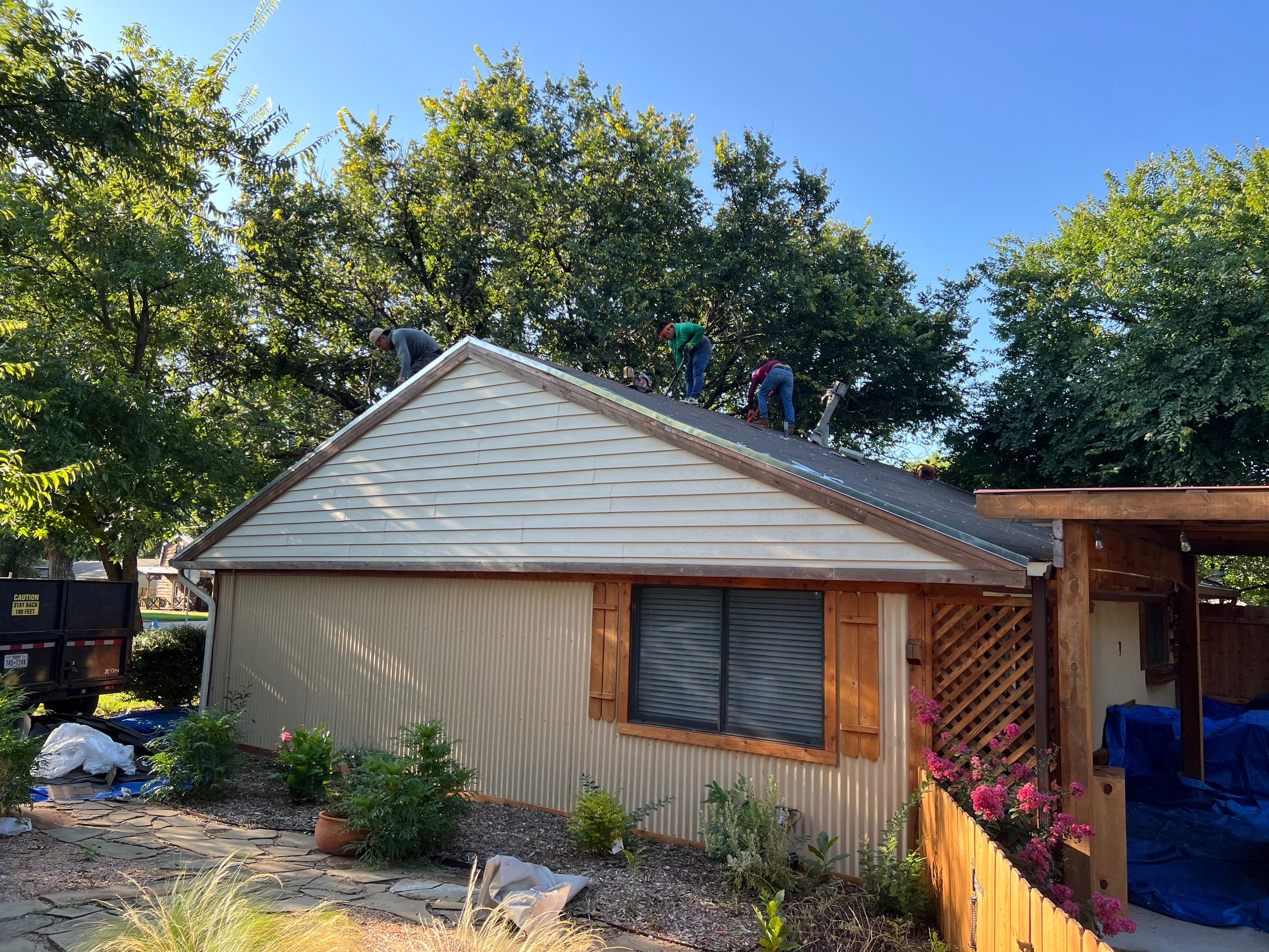 Project in Granbury by Lonestar Roofing and Restoration LLC.