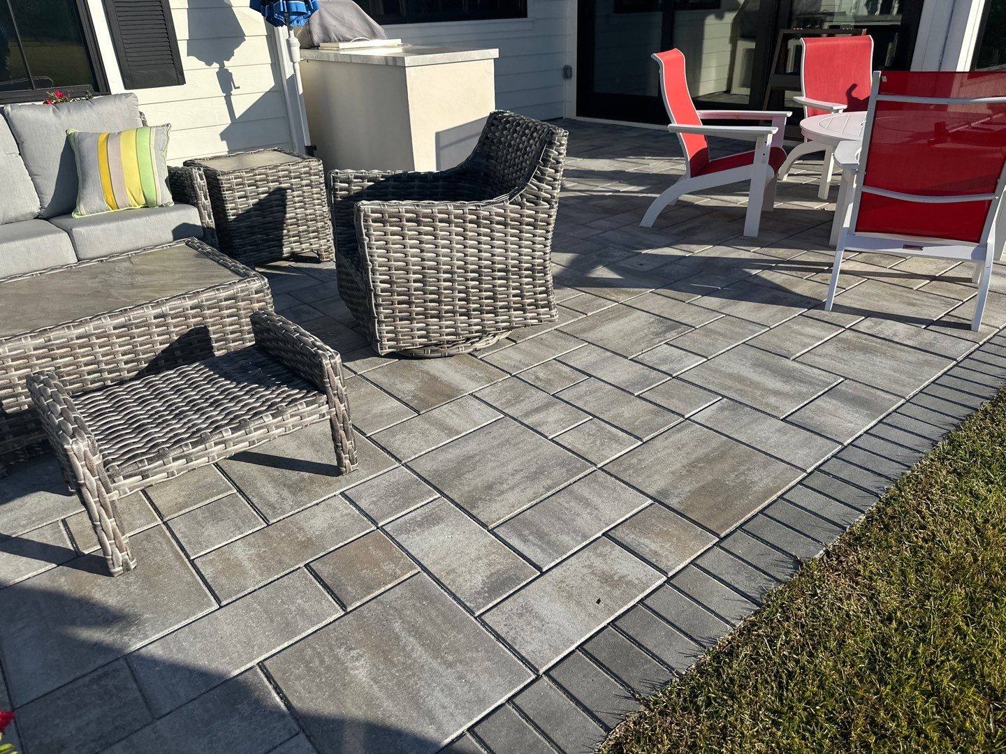paver patio using Concrete Sealant by DuraSeal