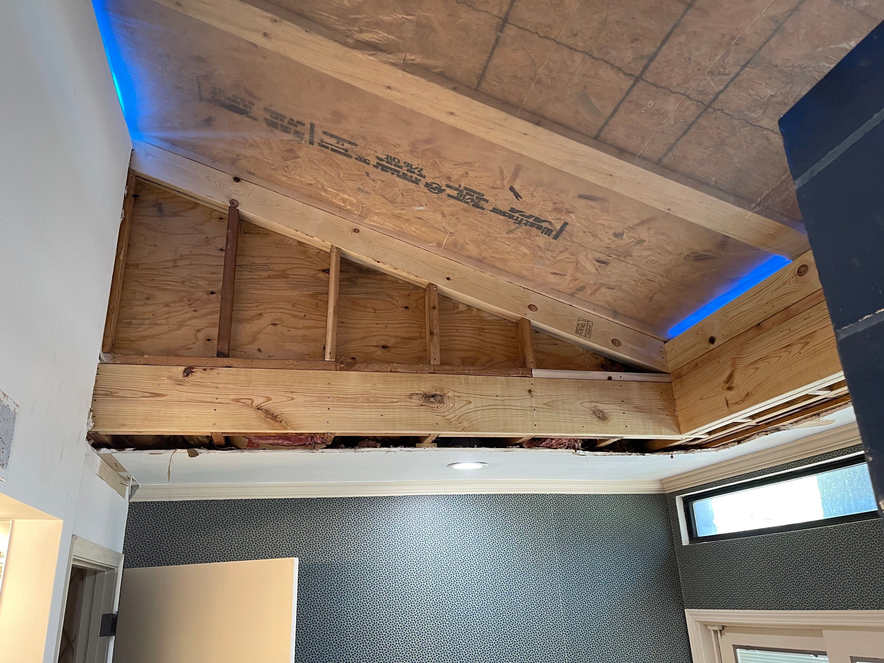 Structural Wood Rot Repair and Custom Skylight Installation in Memphis by Revival Roofing Services