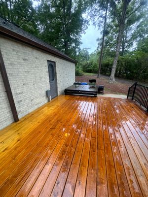 Deck using Wood Sealant