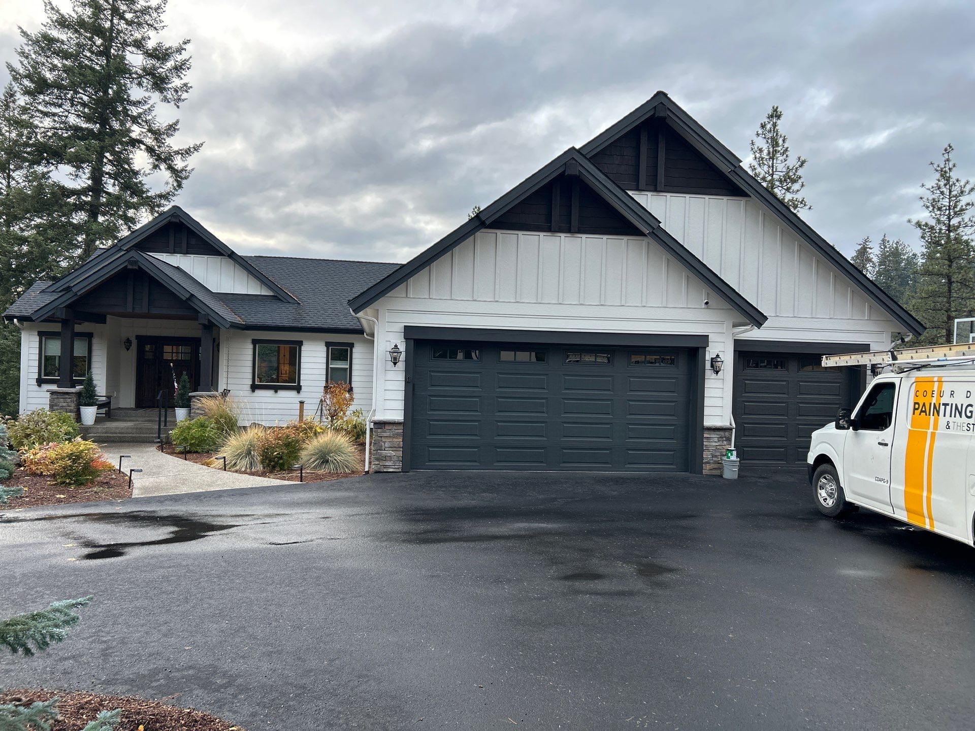 Beautiful Home On Avondale Lake by Coeur D Alene Painting Group
