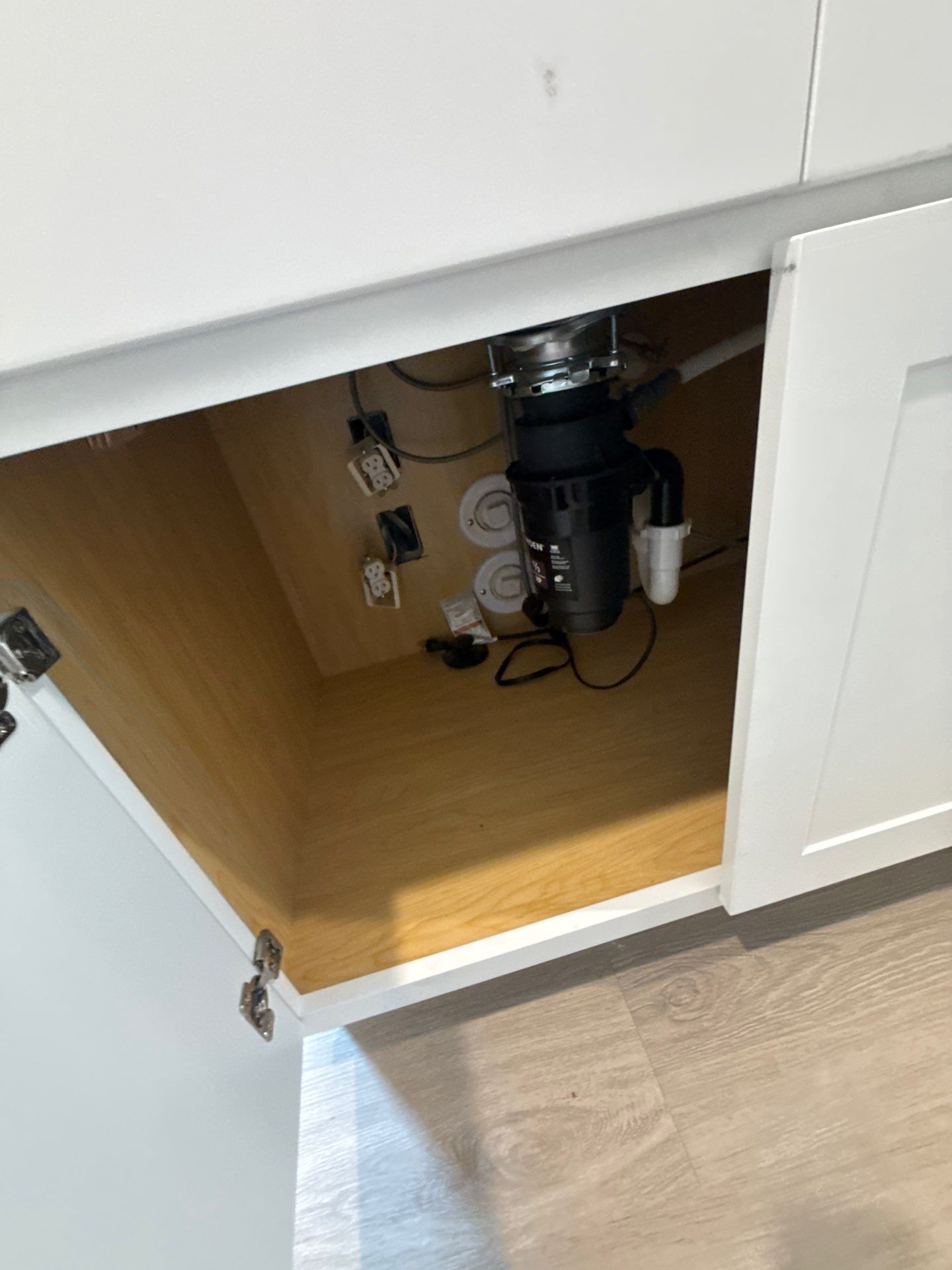 White Shaker Kitchen Cabinet and Bathroom Vanity Installation in Willis by Roaring Lion Renovation, LLC