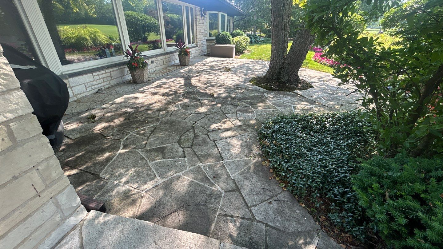 Brick paver clean, sand and seal.  using Surebond SB-1300 by Northern Power Washing LLC.