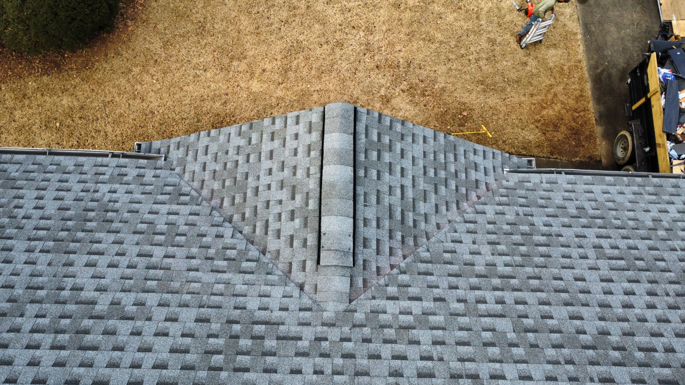 Powder Springs, GA Roof Replacement, GAF HDZ Pewter Gray by Reset Roofing