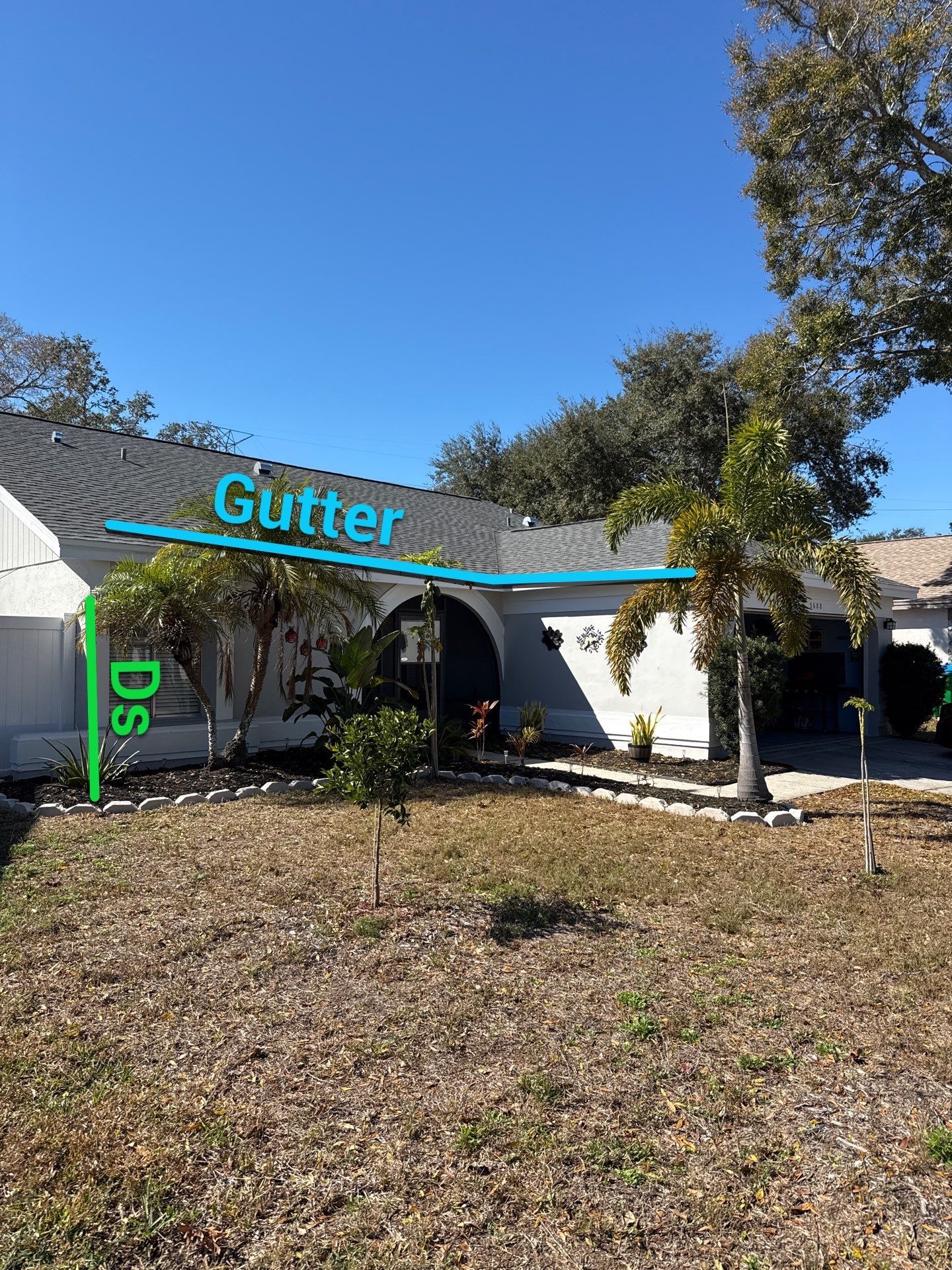White K Style Seamless Gutters using Aluminum Seamless gutters Downspout Extension Palm Harbor FL by Gutter Professors