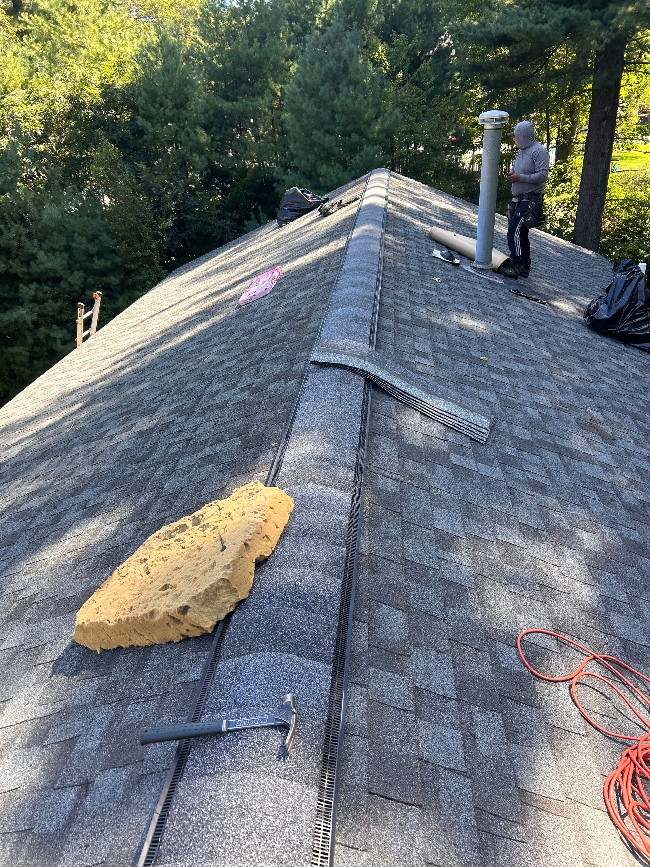 Tewksbury Attic Ventilation Upgrade with Chimney & Pipe Boot Reflashing by Mighty Dog Roofing of Greater Middlesex County