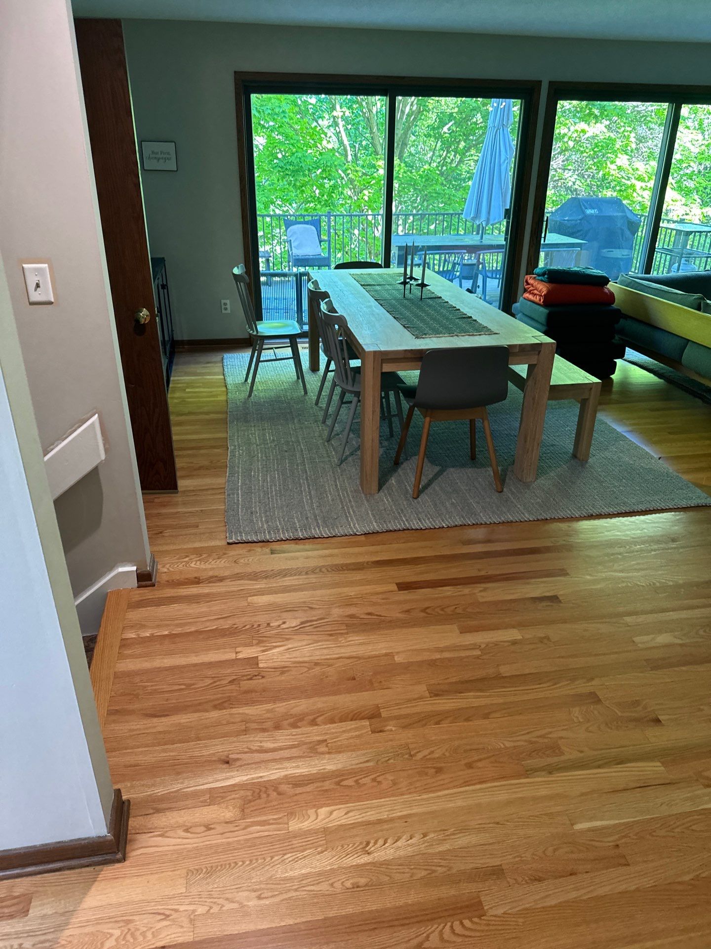 7 inch white Oak invisible finish by Ann Arbor Hardwoods
