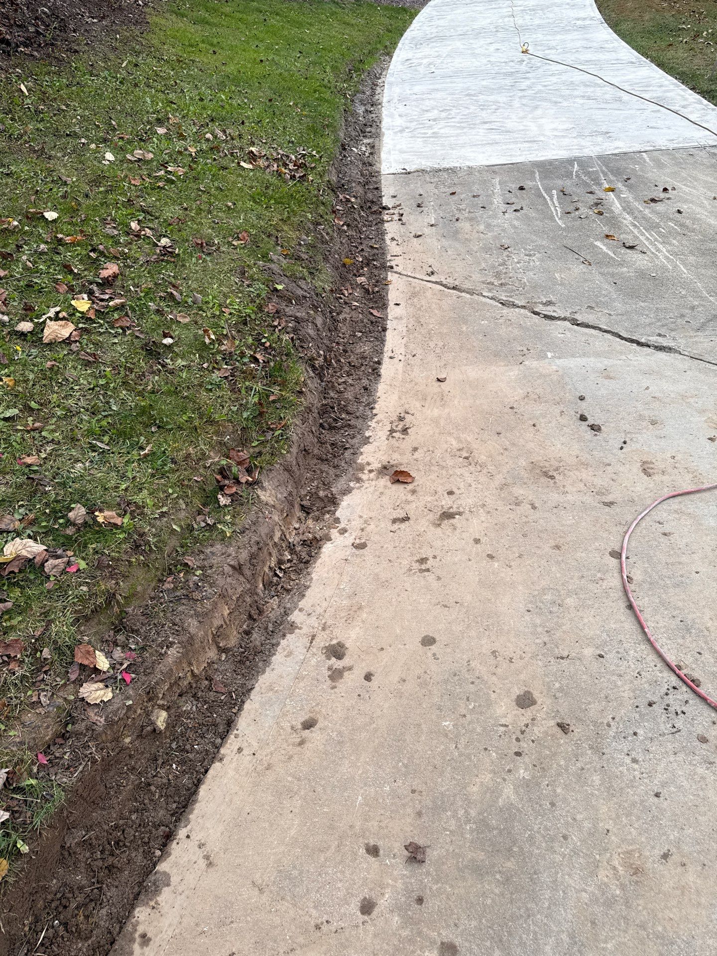 Steep Driveway Project in Sarver by Floors in a Day, Inc