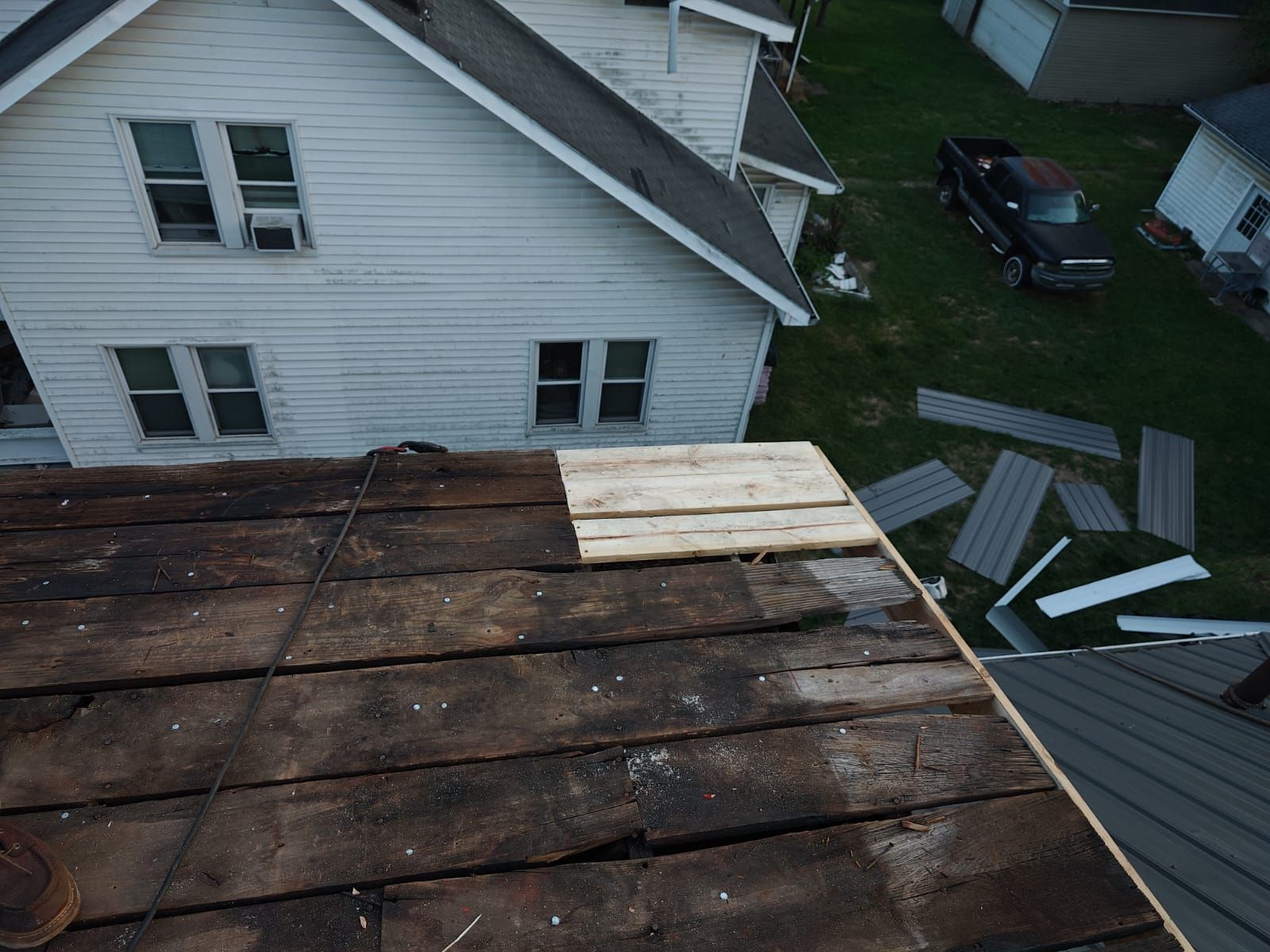 Residential Roofing Installation using Metal by Rainstoppers Roofing