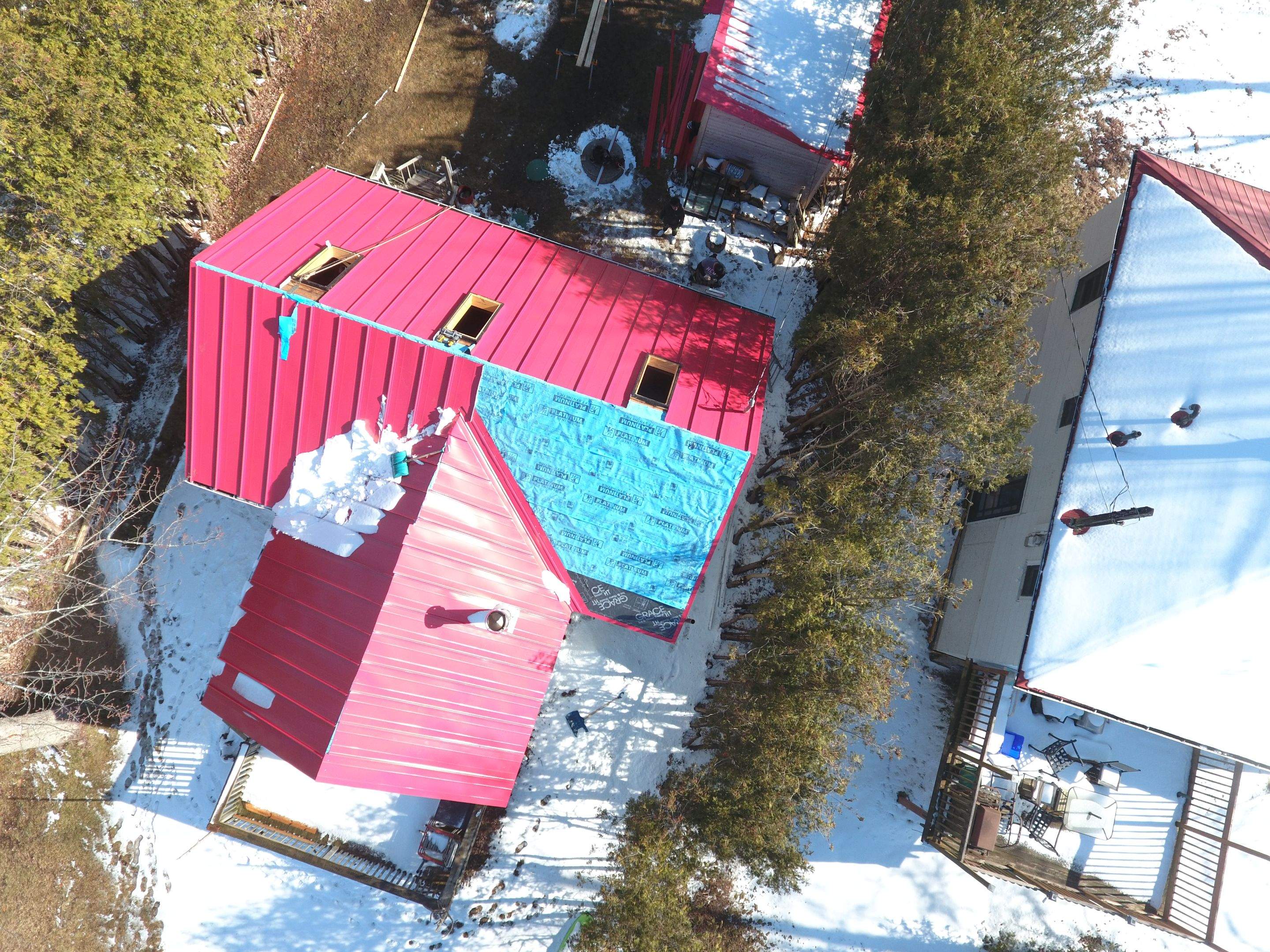 Roof Replacement using 16" Standing Seam Panels by Jay Carter Roofing & Sheet Metal