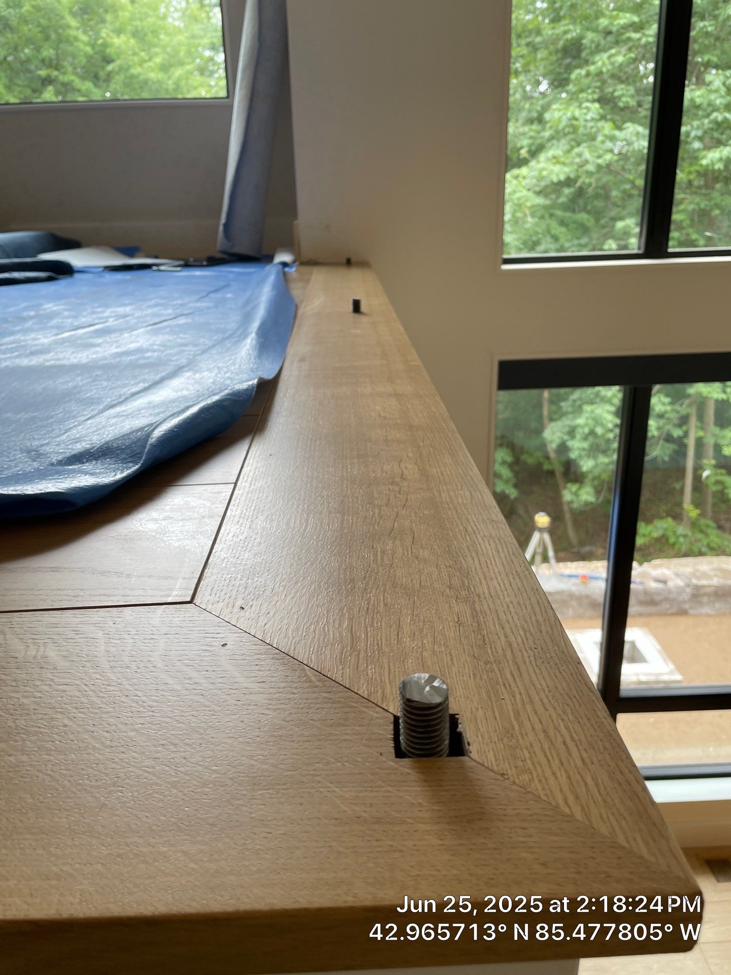 Engineered European White Oak with Matching Custom Stair Nose by RTBaldwin Hardwood Floors