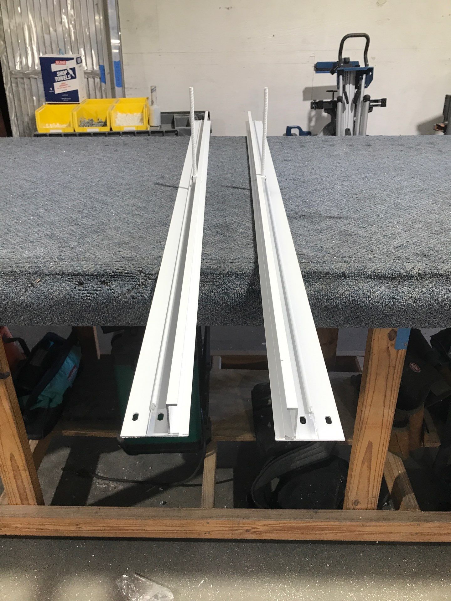 Residential Accordion Hurricane Shutter Installation in Fountain, Florida by Brannan Aluminum Inc.