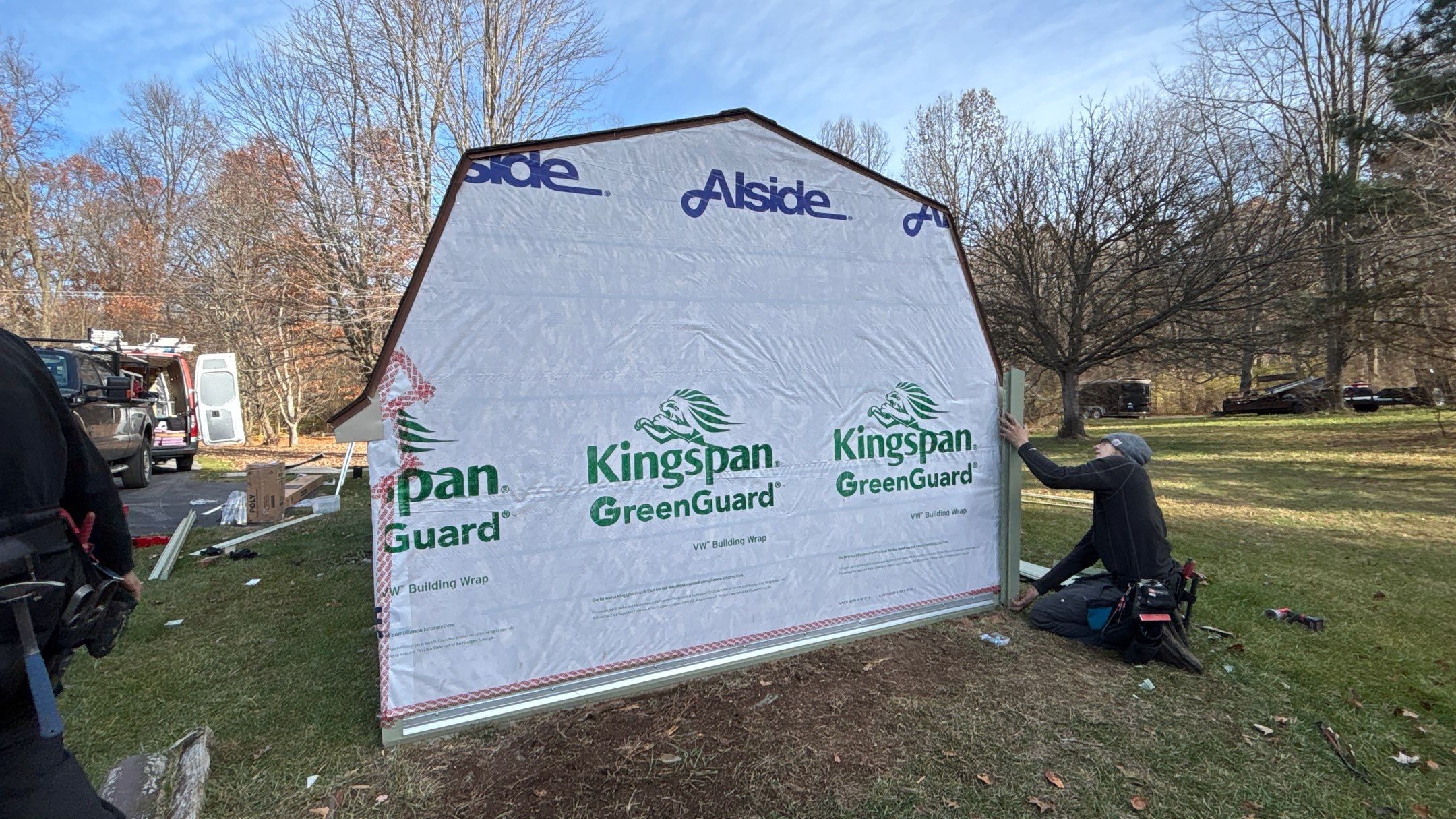 Roof Replacement using Owens Corning Sand Castle and Siding Replacement using Odyssey Plus D4" Wood Grain by 180 Contractors