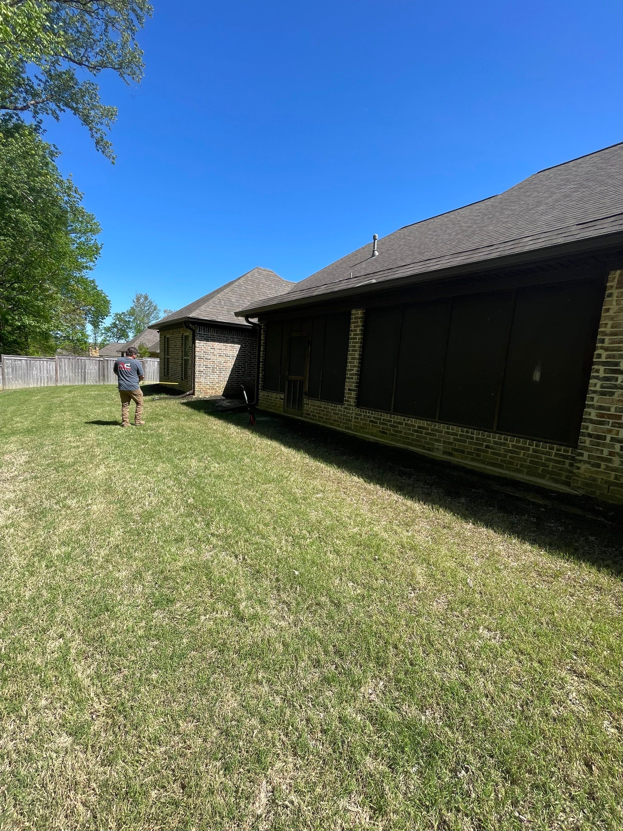 Treated Pine Deck by Roberson Construction LLC