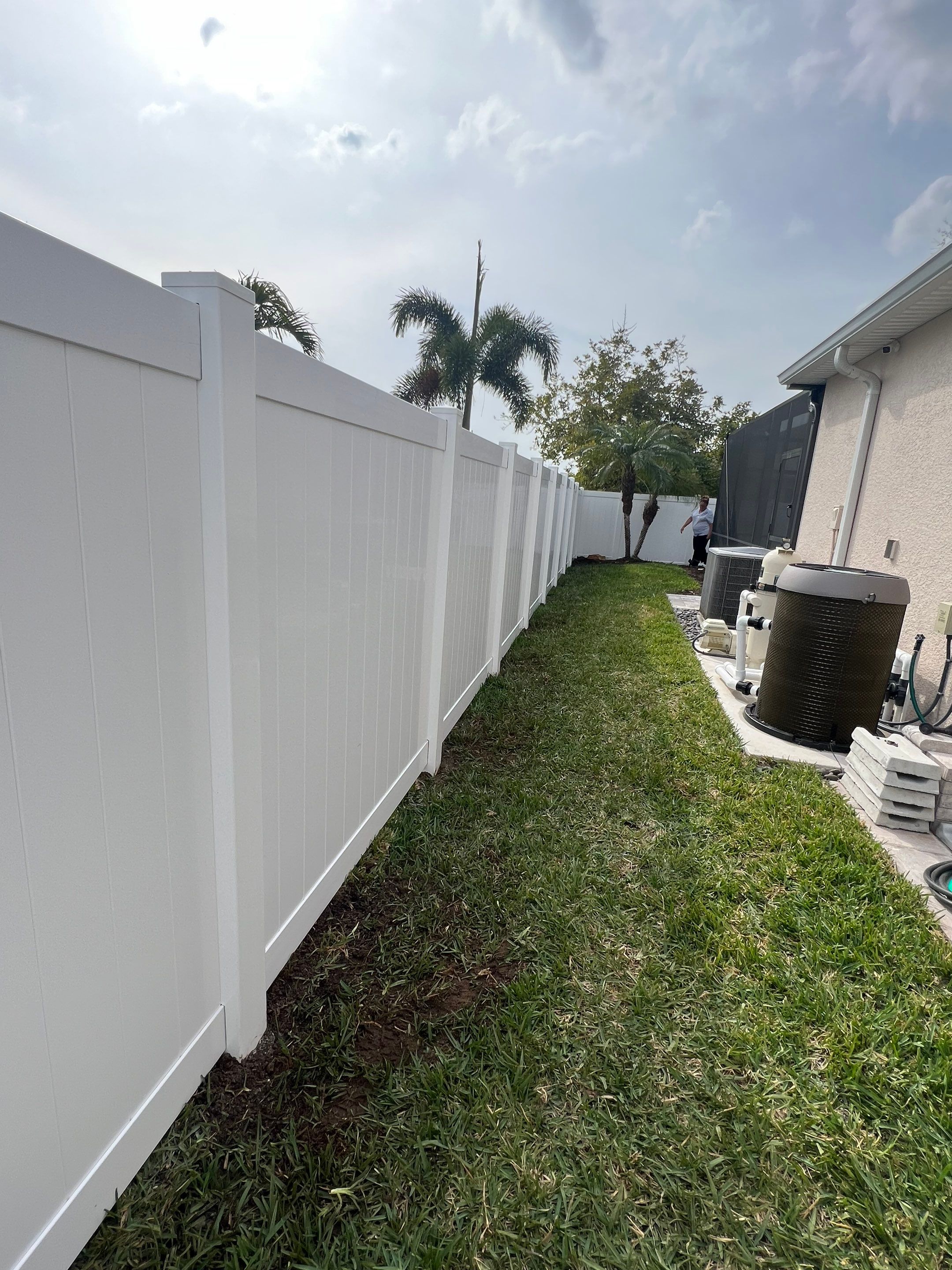 Vinyl Fence Installation using Vinyl Privacy Fence  by Asap fence and gates, LLC