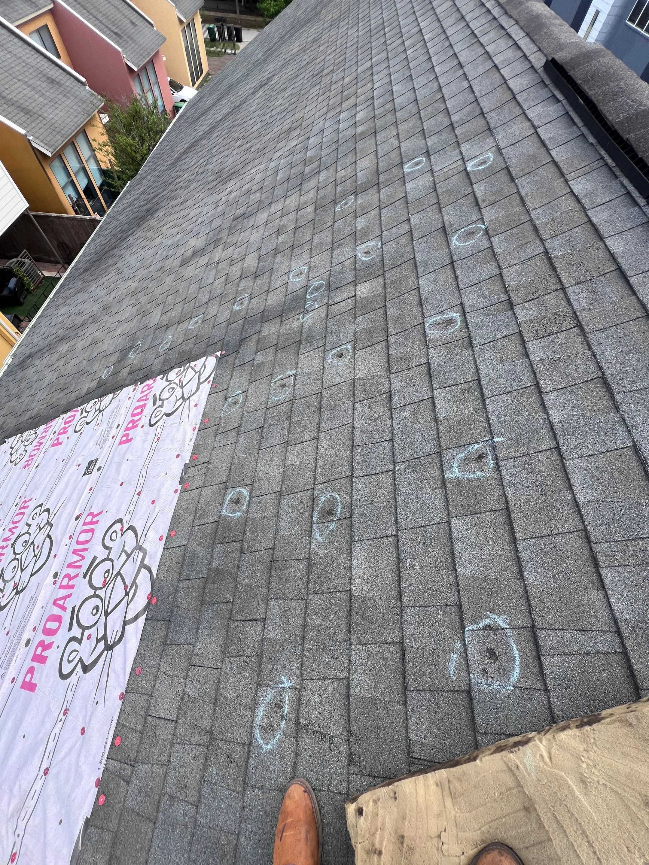 Residential Roofing Repair using Owen's Corning Duration (Lifetime) Shingles by Roof Repair Company