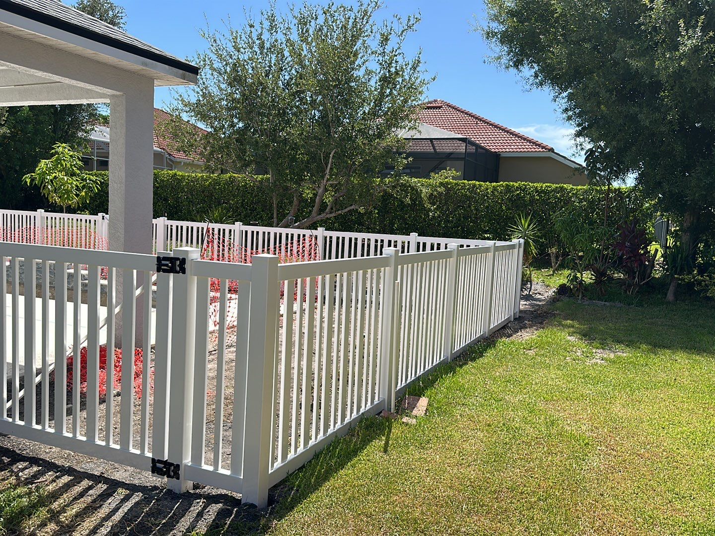 Vinyl Fence Installation using Vinyl Picket Fence by Asap fence and gates, LLC
