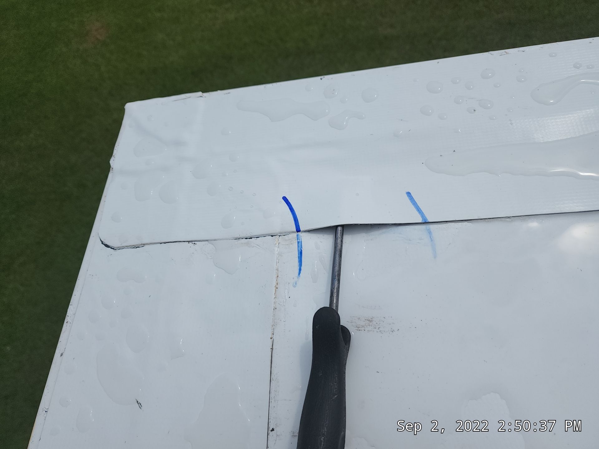 Commercial Roofing Installation using 60 mil PVC by Hostetler Roofing