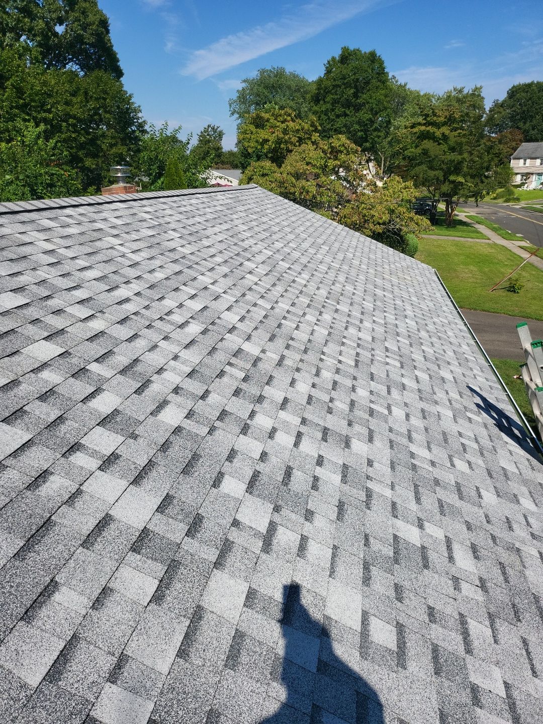 Residential Roofing Installation using Owens Corning TruDefinition Sierra Gray by A Plus Exterior