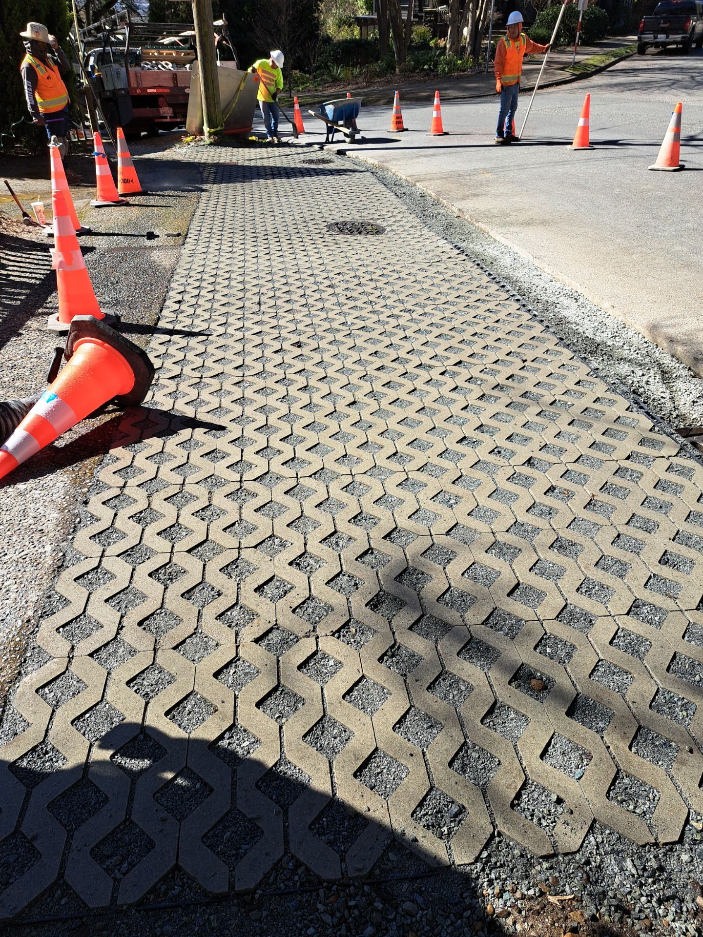 Russell | Turfstone Pavers Driveway  by Jireh Asphalt & Concrete Inc 