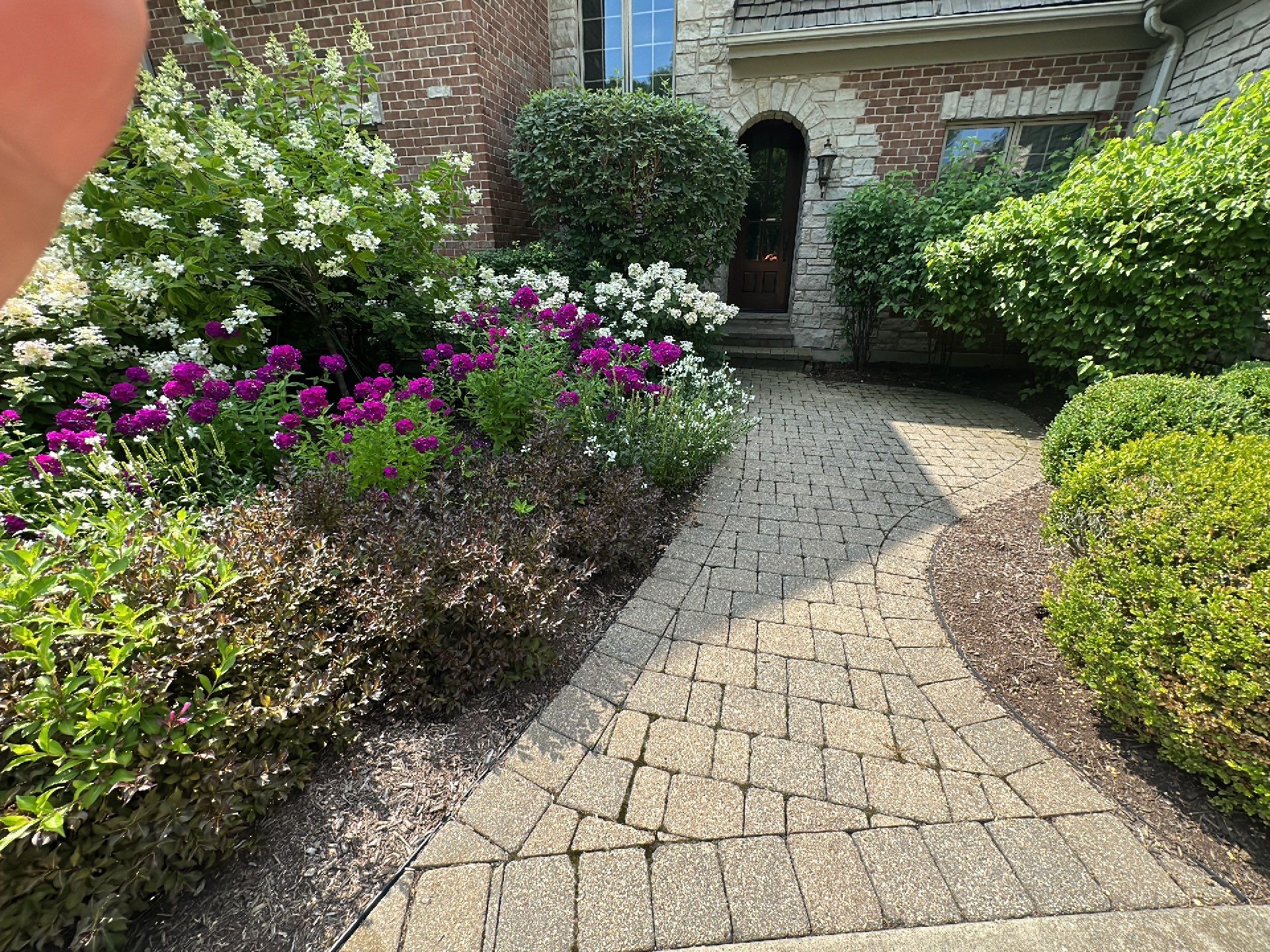 Brick paver clean, sand and seal.  using Surebond SB-1300 by Northern Power Washing LLC.