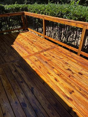 Wood Deck using Wood Sealant
