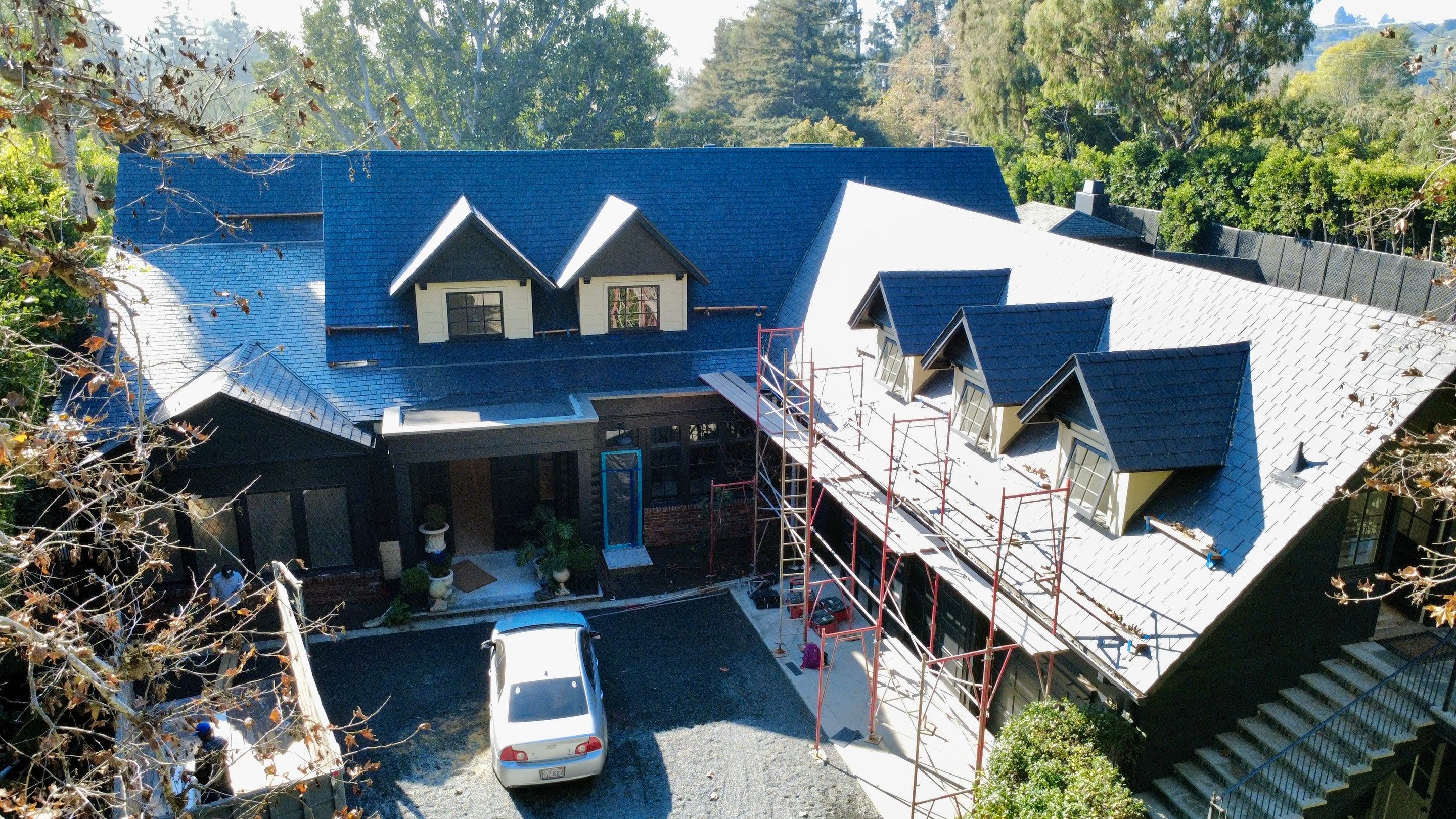 Synthetic Slate Tile Project in Brentwood by Hull Brothers Roofing