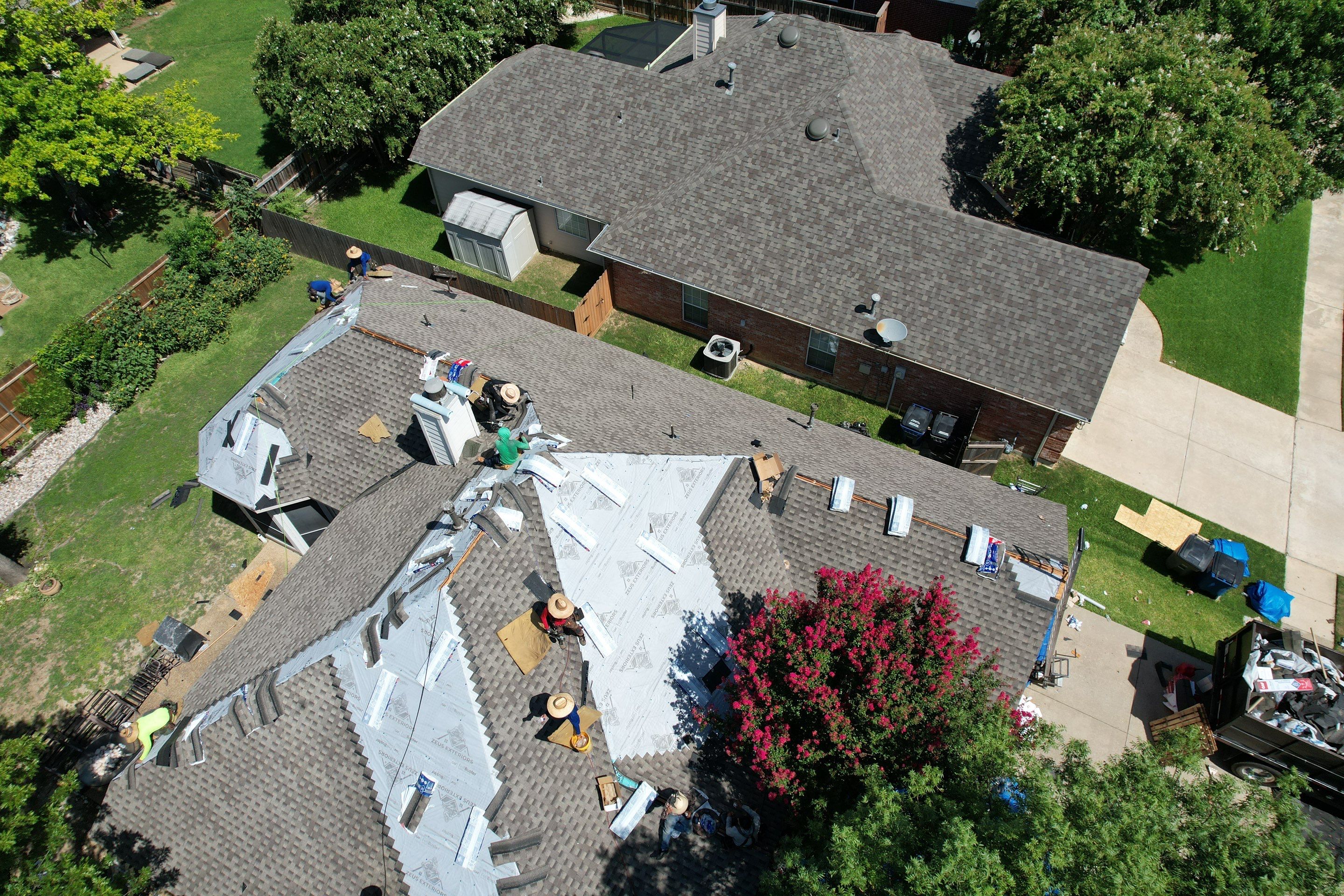 Project in Sachse  by Zeus Exteriors