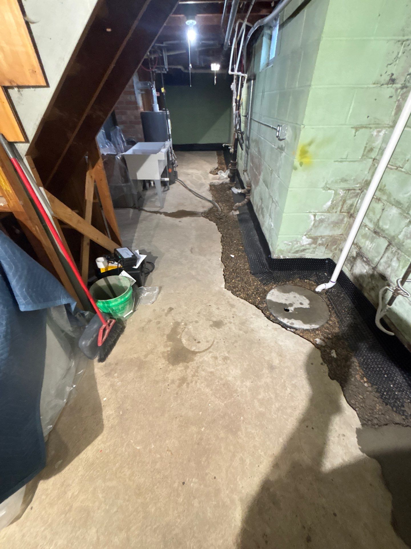 Helping Dan Get Going on His Remodel by Waterproofing Northeast