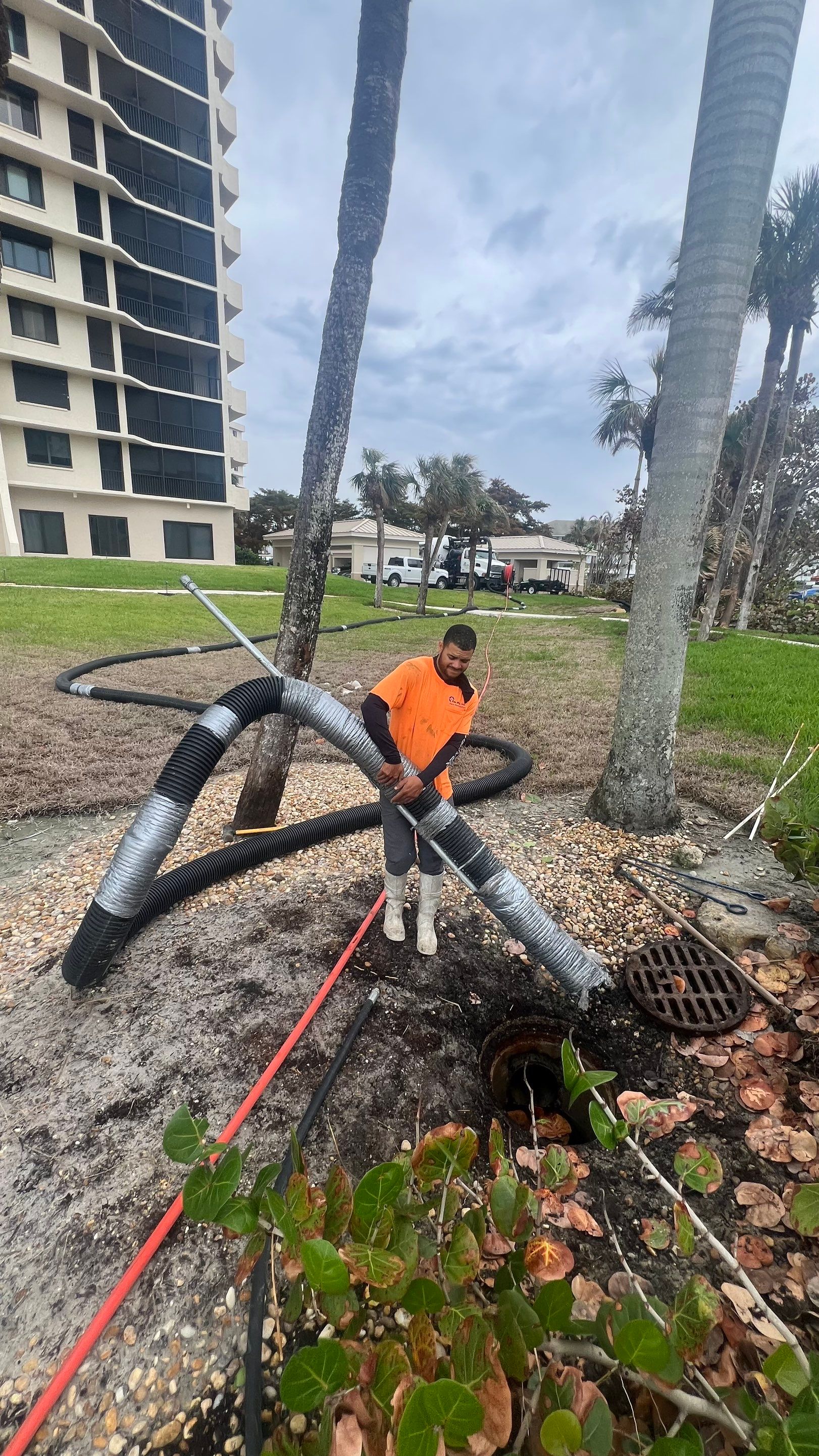 Condo Storm Water System Maintenance by APS Power & Water