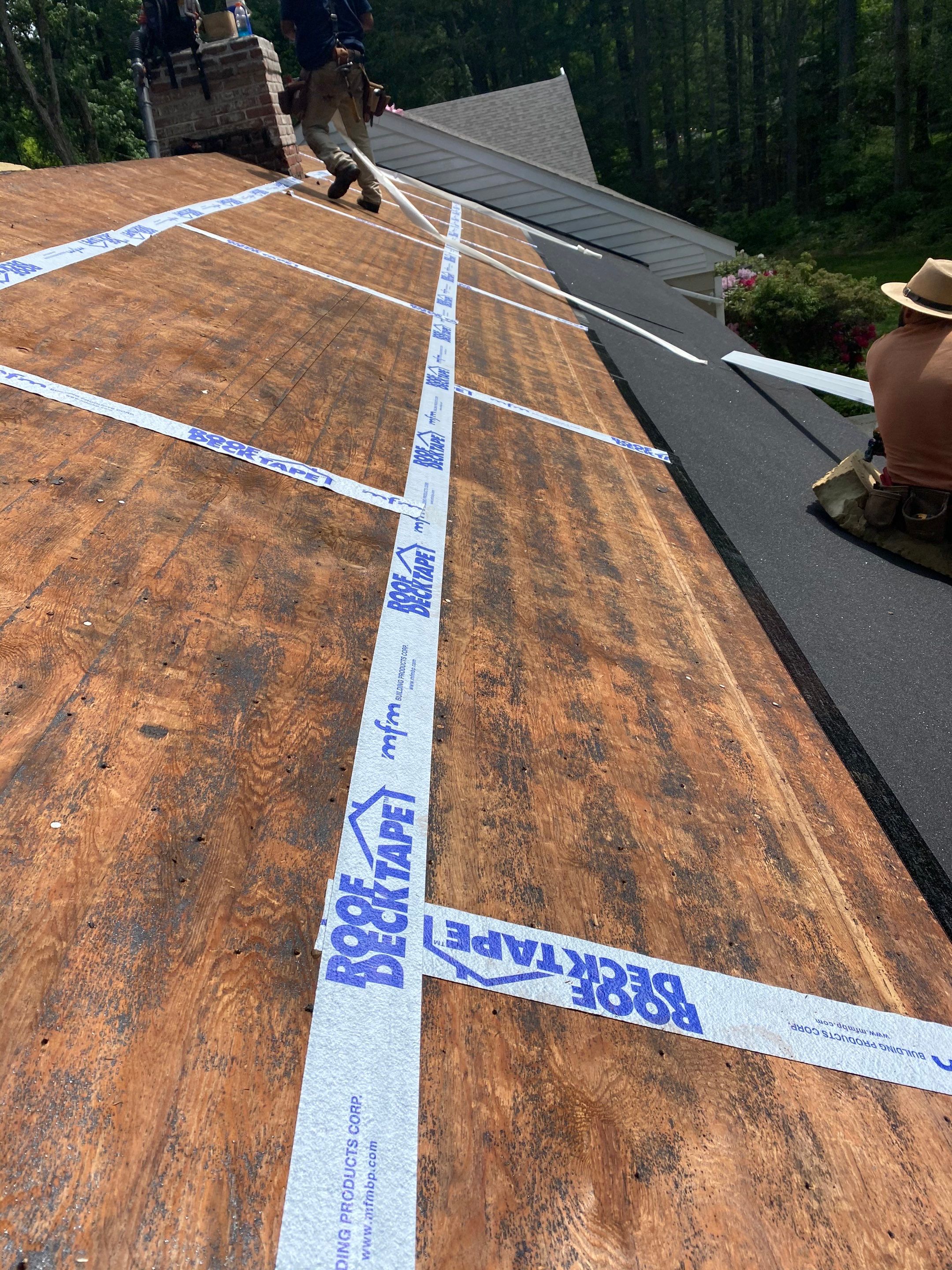 Commercial Roofing Installation using Owens Corning Duration Driftwood by A Plus Exterior