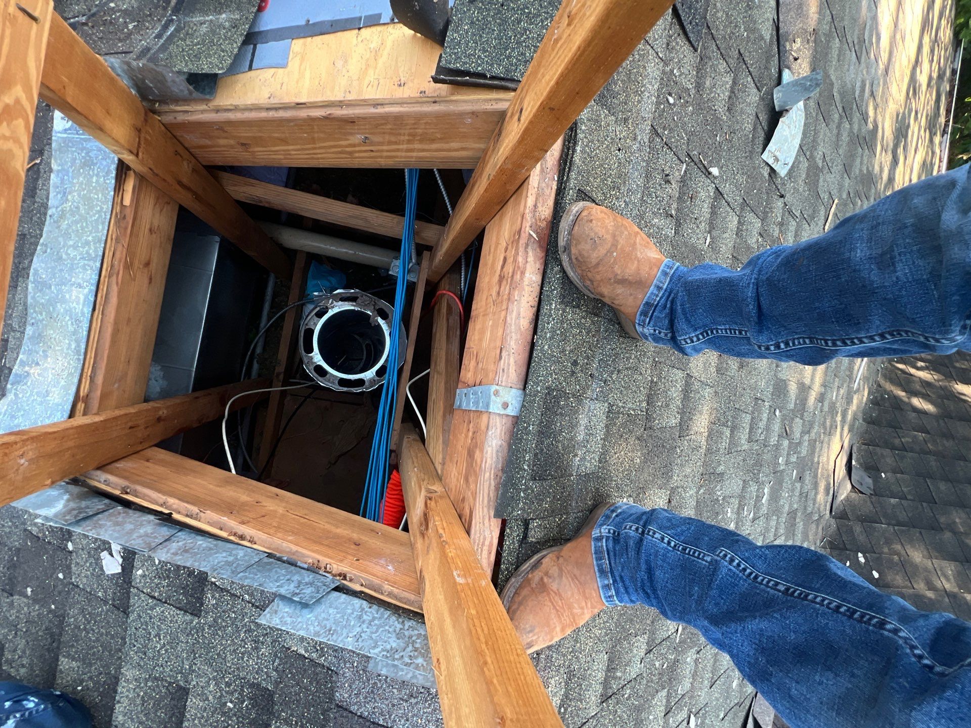 Hail Damage using Metal by Roof Repair Services LLC