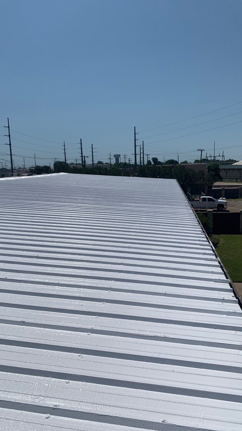 Foam & Metal Roof Restoration – Thermo Sensors (Garland, TX) by All Star Roofing LLC