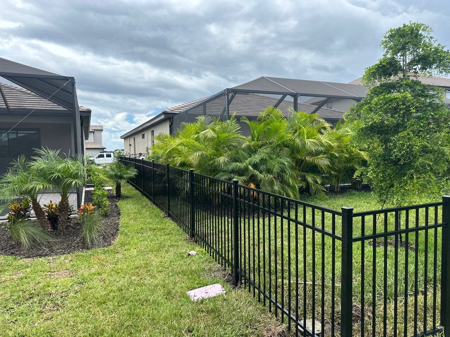 Aluminum Fence Installation using 3 Rail Aluminum Fence by Asap fence and gates, LLC