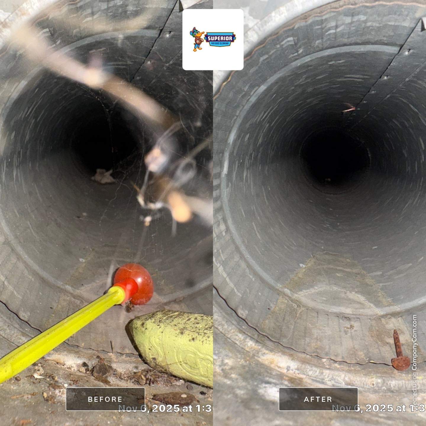 Air Duct Cleaning With a Vacuum Truck in Baden, PA by Superior Air Duct Cleaning