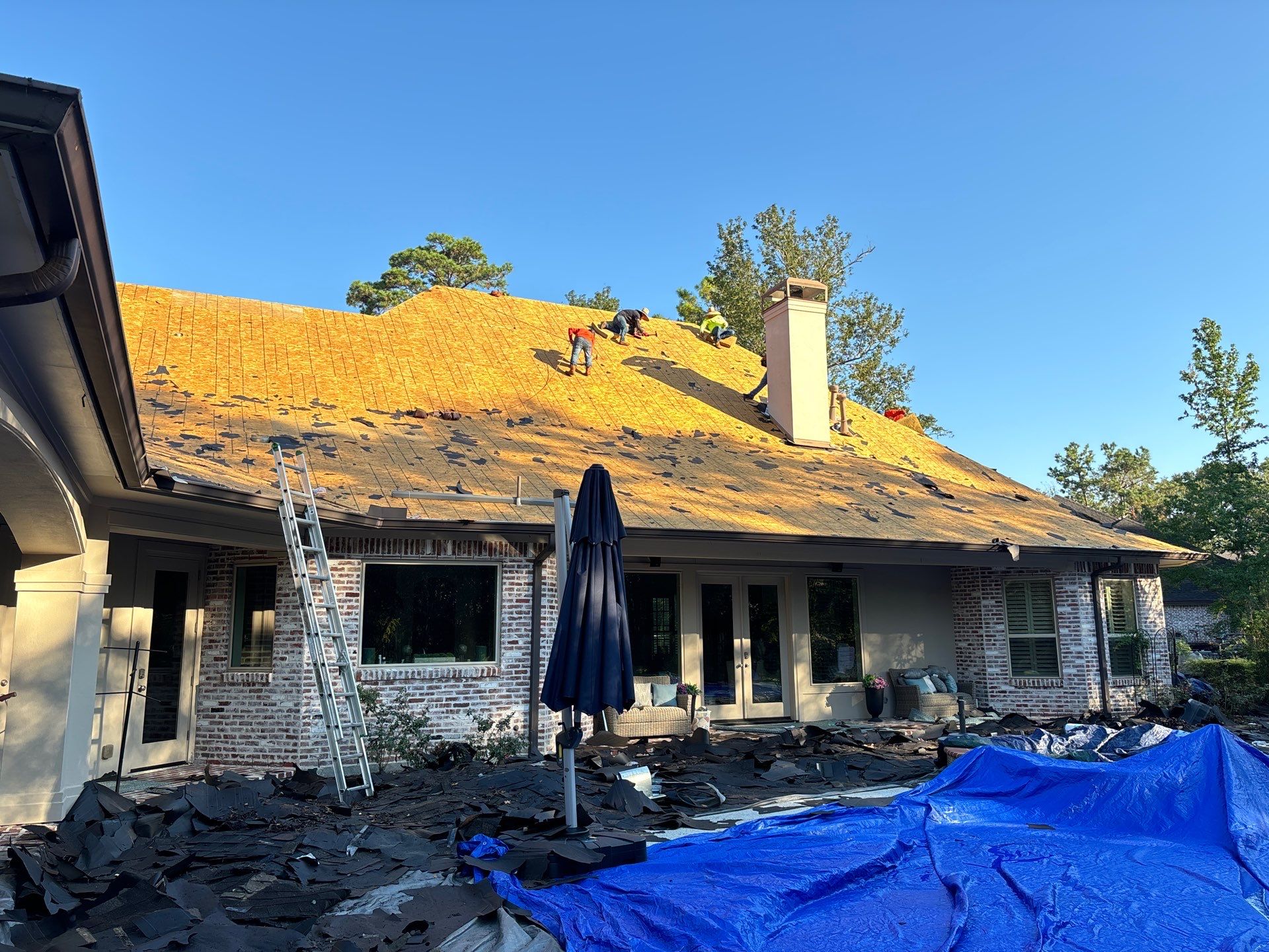 Residential Roofing Installation using Owen's Corning Duration (Lifetime) Shingles by Roof Repair Company