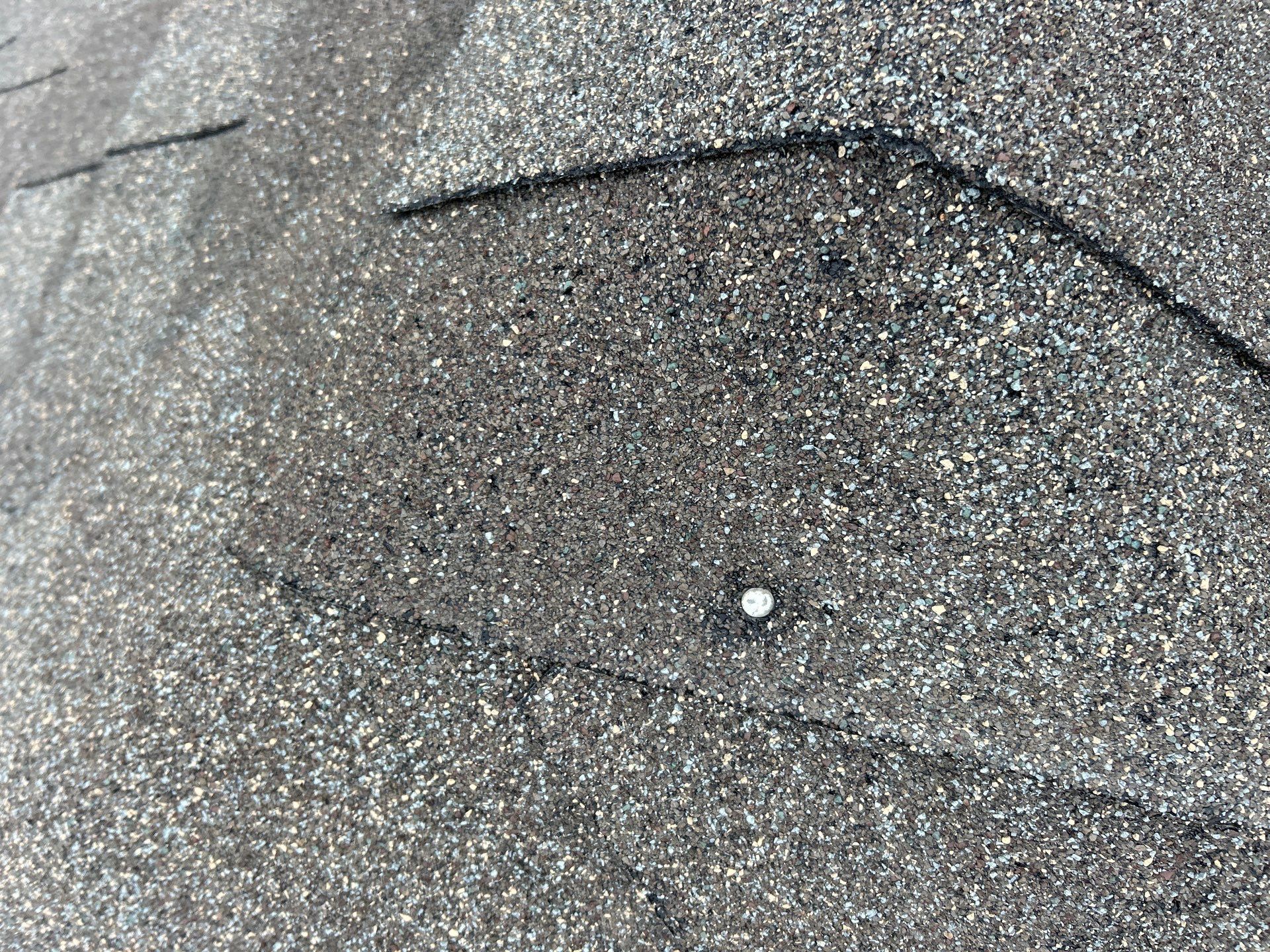 Hail Damage using Owen's Corning Duration (Lifetime) Shingles by Roof Repair Company
