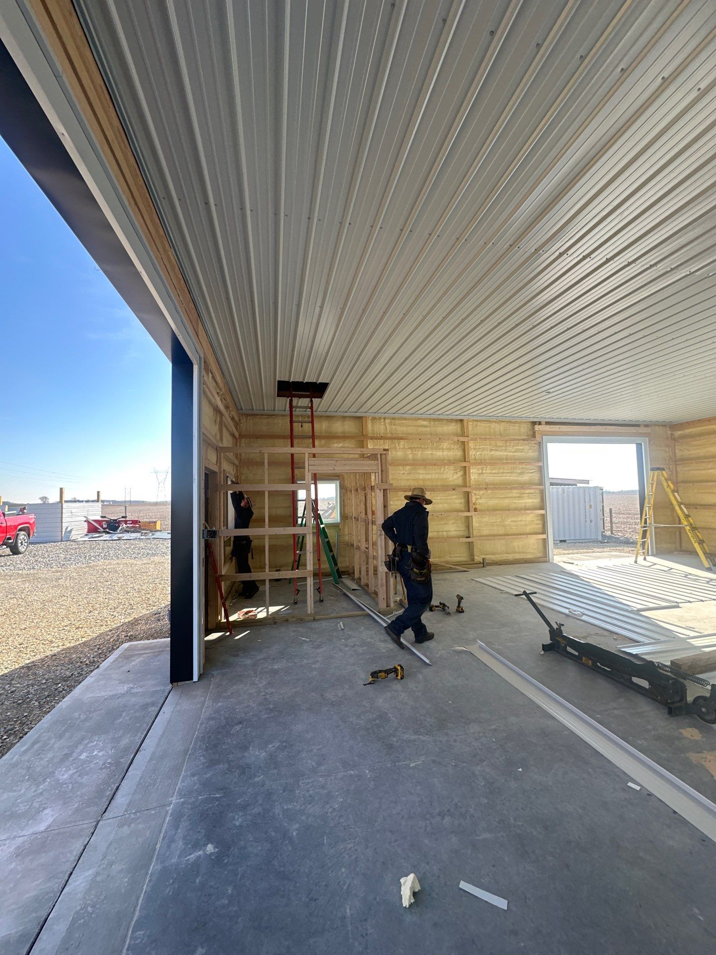 40'x40'x12' Garage by The Barn Builders 