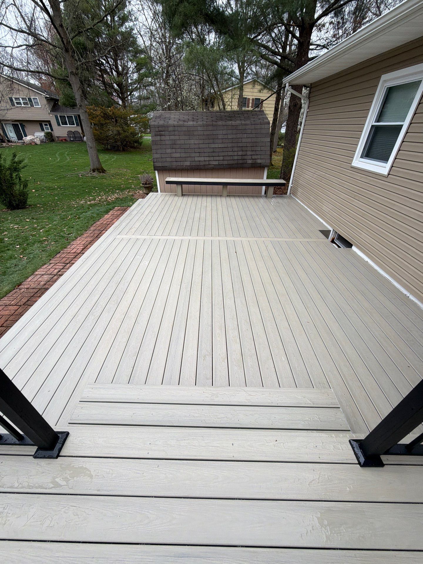 Deck Resurface In East Windsor  by deck guardian