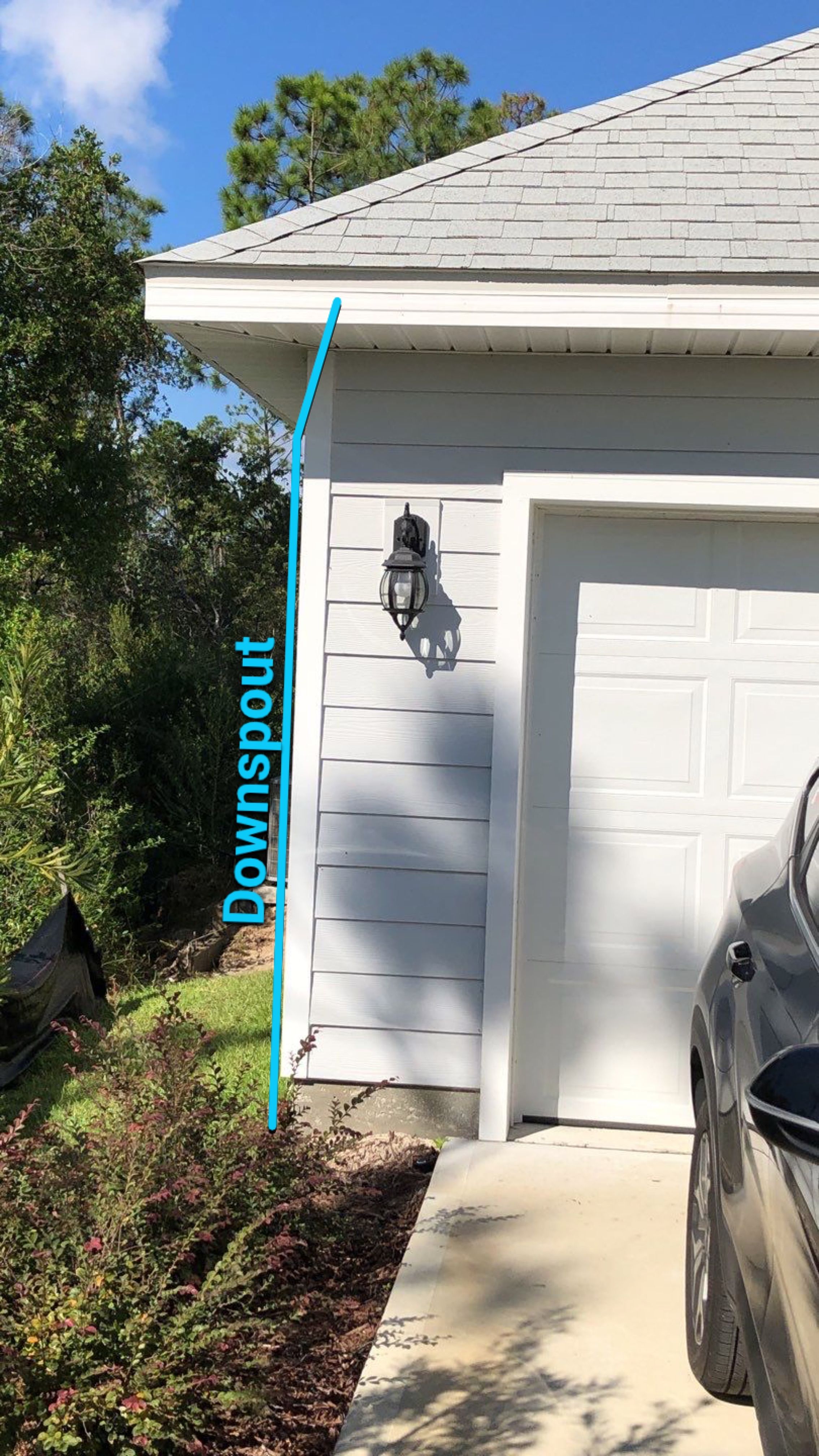 Seamless Gutter Installation using White by Gutter Professors