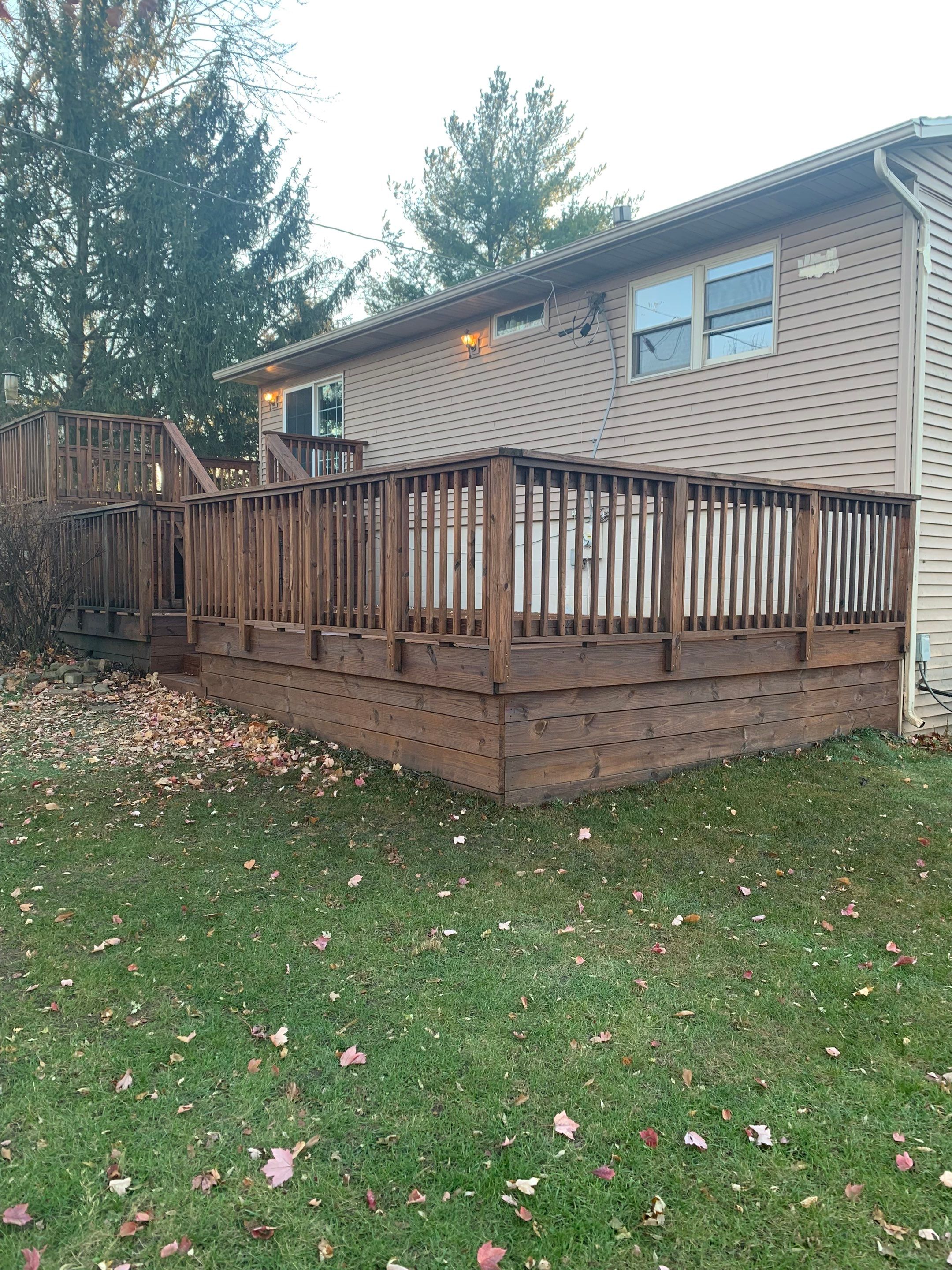 Isaac's Deck Restoration by Map Quality Fencing & Decks